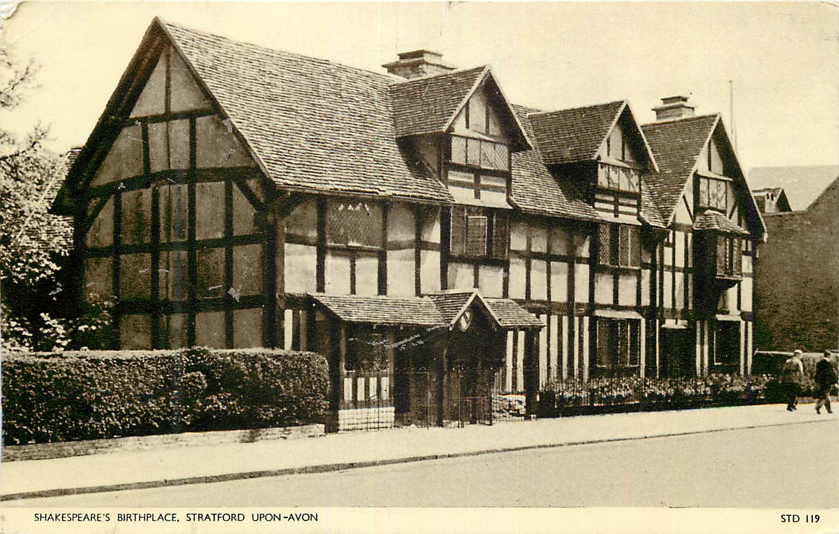 CPM Shakerspeares Birthplace Stratford Upon Avon 