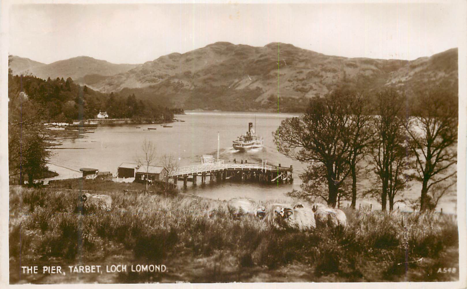 CPM The Pier Tarbet Loch Lomond Bateau