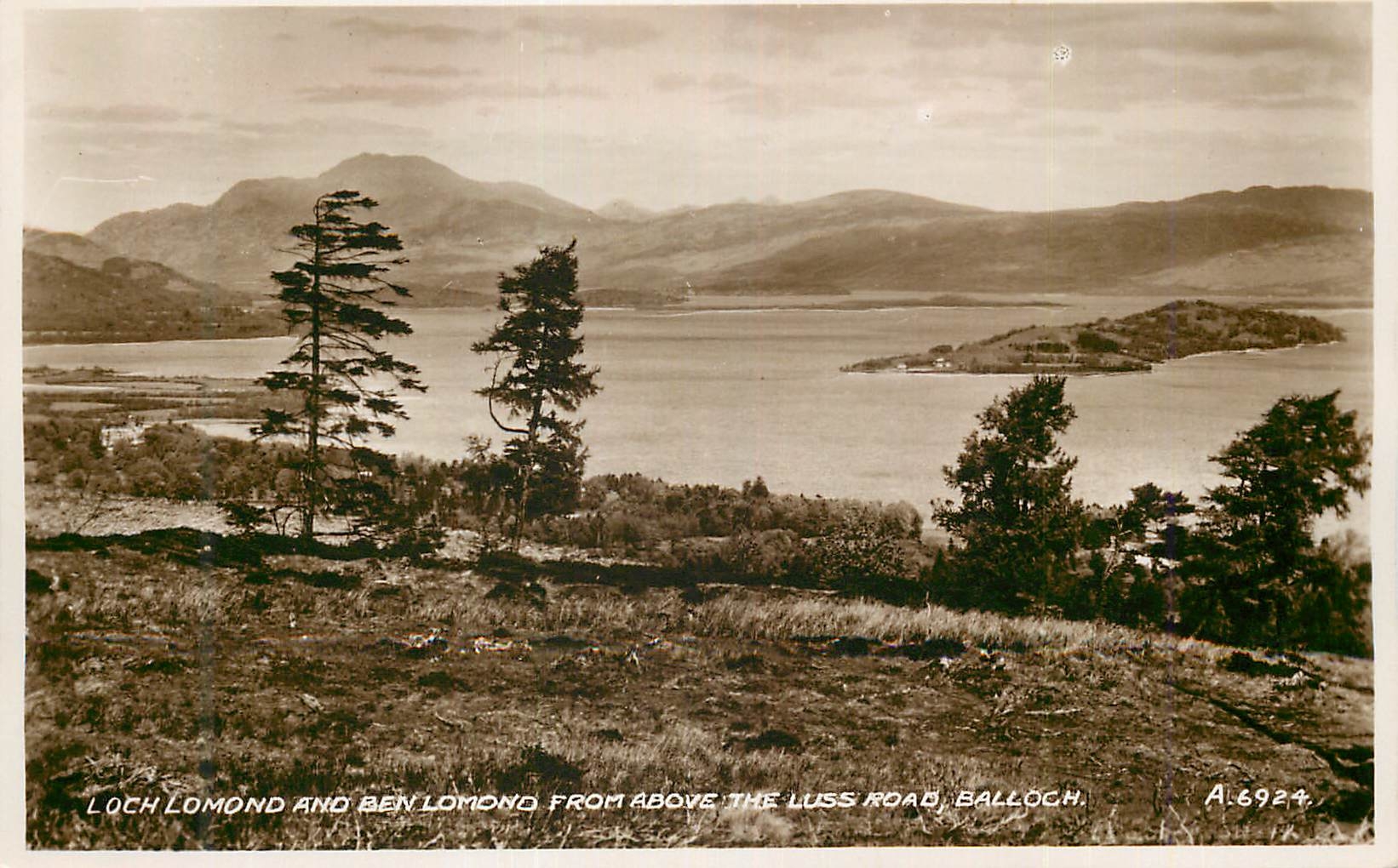 CPM Loch Lomond and Ben Lomond from above the Luss Road Balloch 