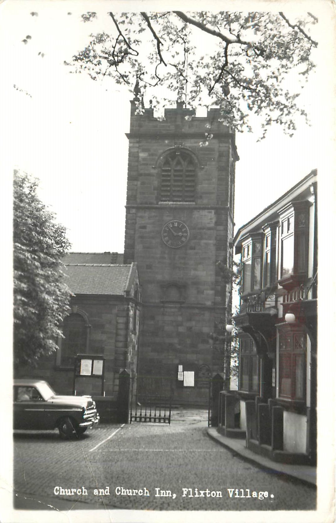 CPM Church and Church Inn Flixton Village 