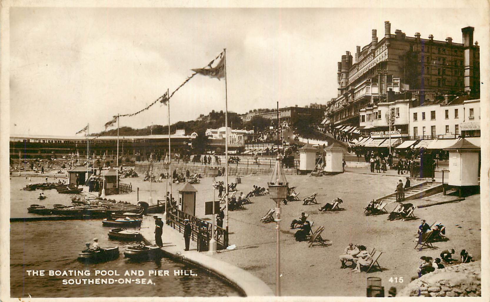 CPM The boating pool and pier hill Southend on sea 
