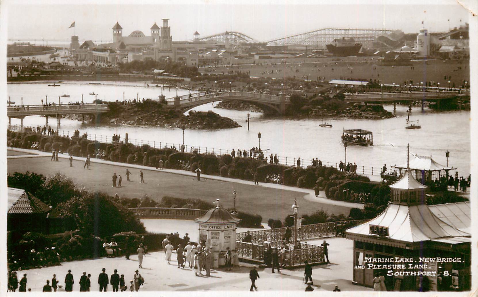 CPM Marine lake Newbridge and Pleasure Land Southport 