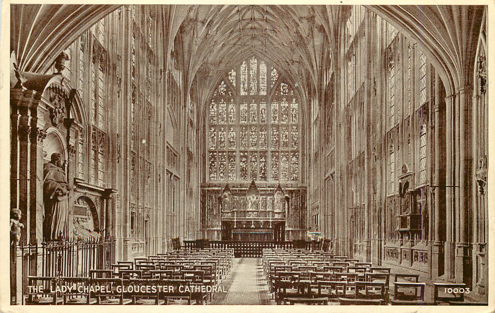 CPM The Lady Chapel Glougester Cathedral 