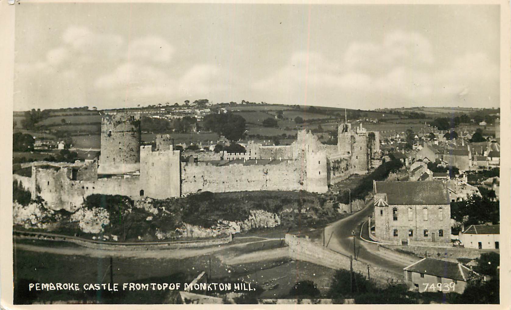 CPM Pembroke Castle from Top of Dtonkton HIll 