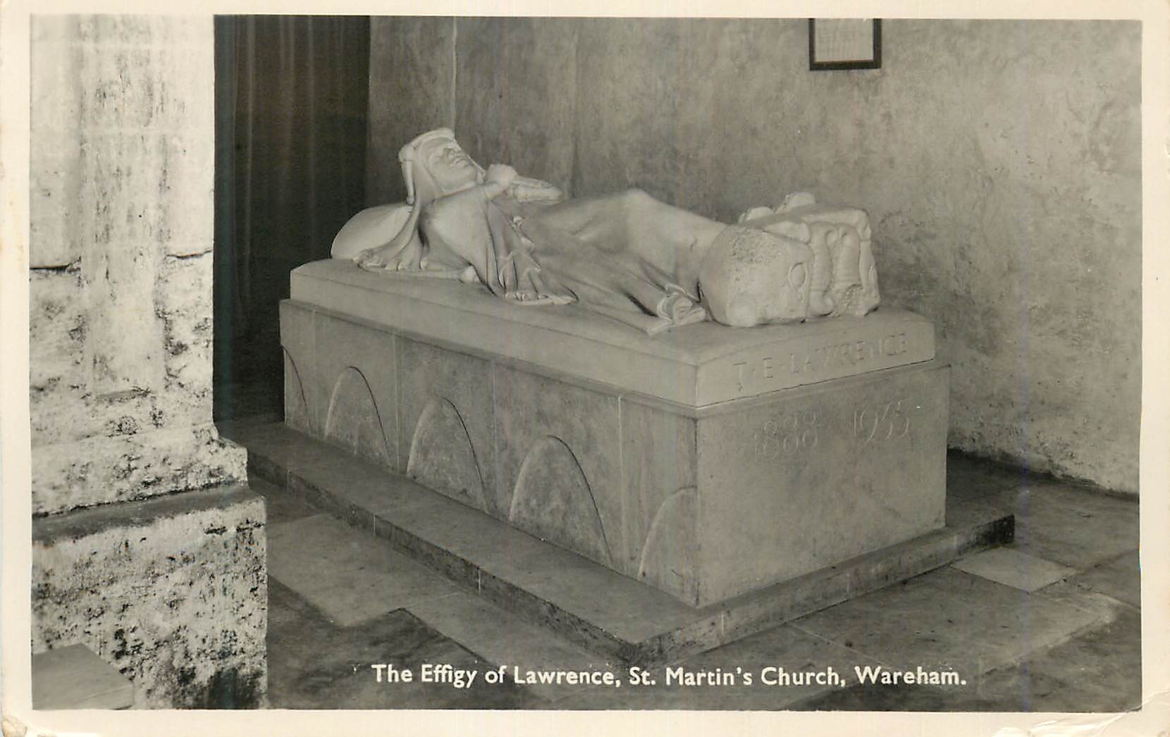 CPM The effigy of Lawrence St Martins Church Wareham 
