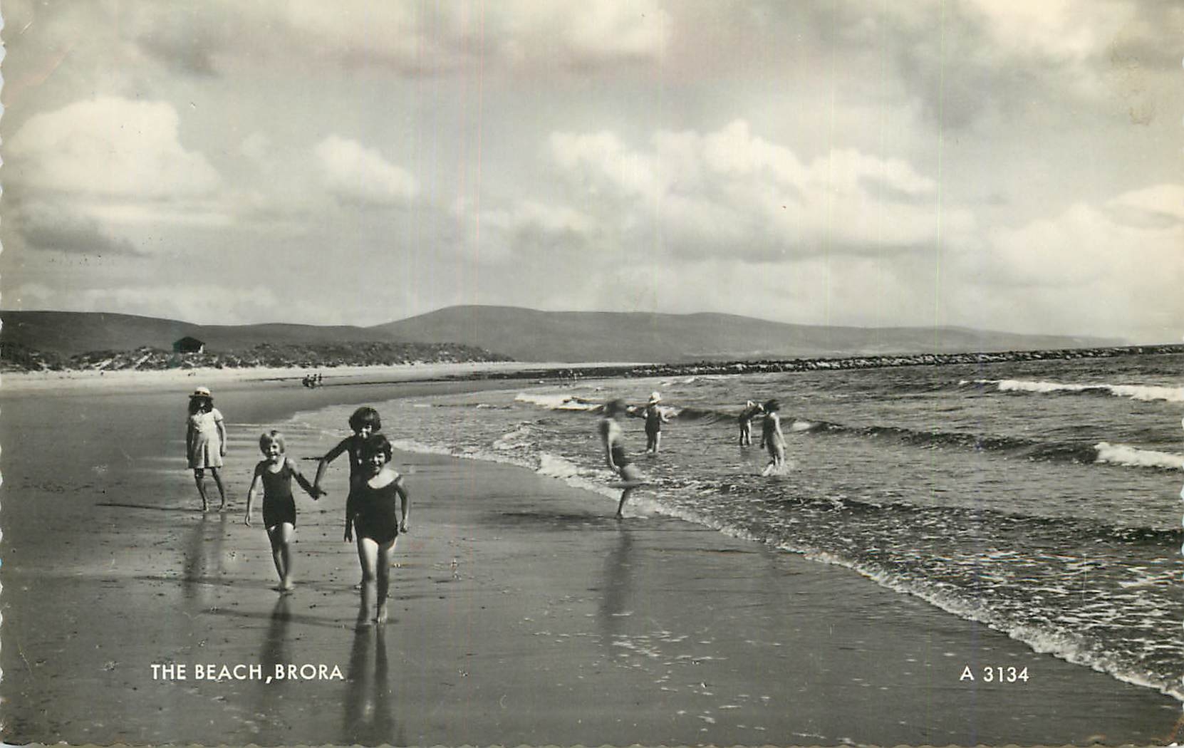 CPM The beach Brora 