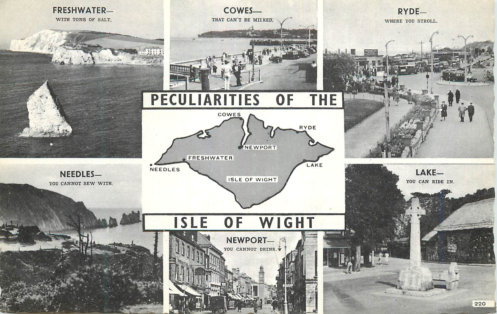 CPM Pecularities of the Isle of Wight Cowes Ryda Lake
