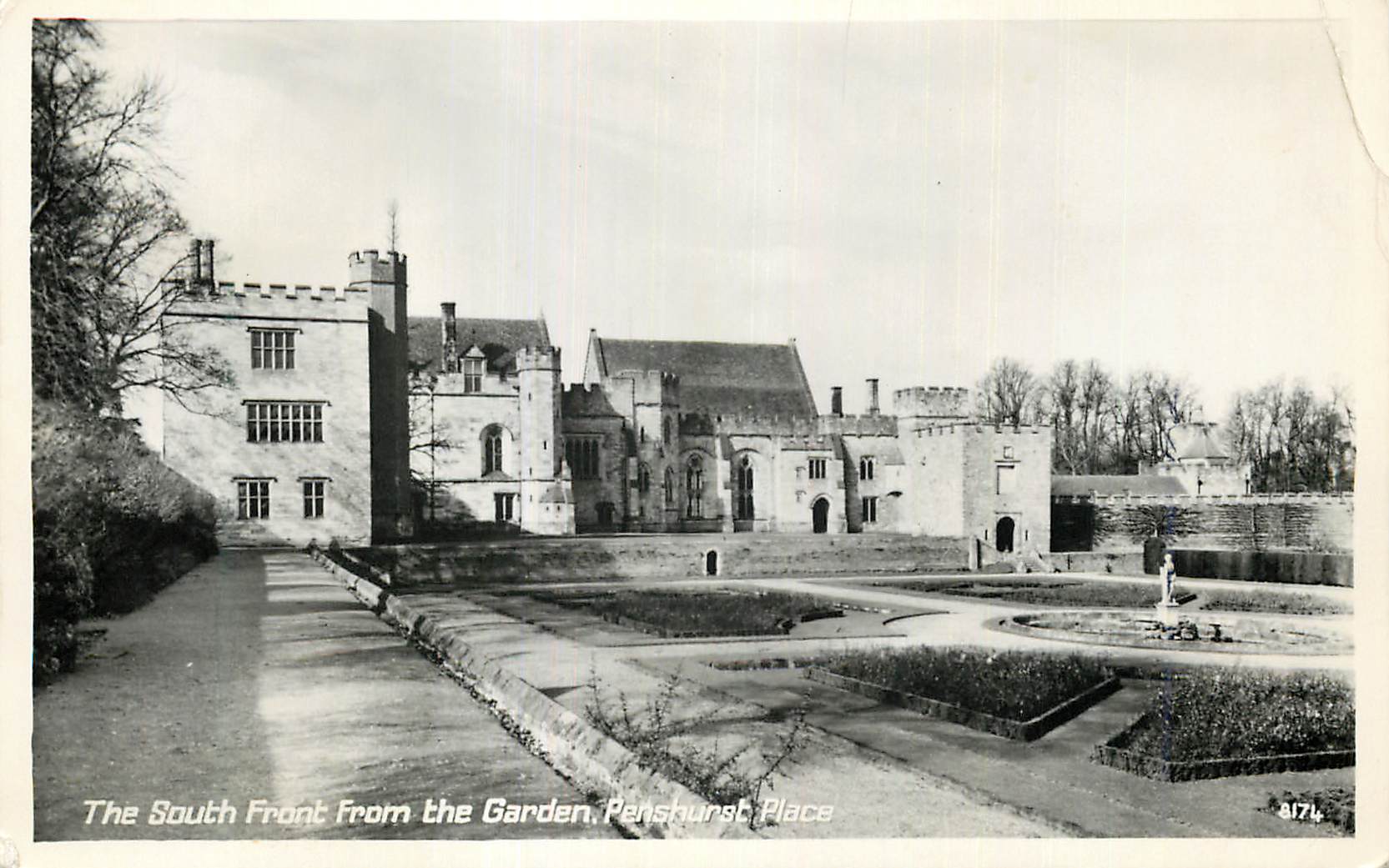 CPM The South Front From the Garden Penshurst Place