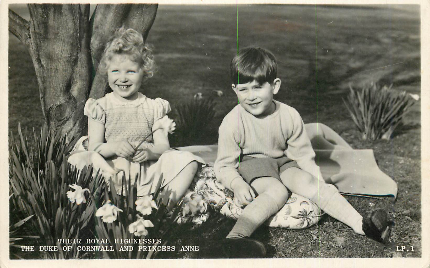 Their Royal Highnesses The Duke of Cornwall and Princess Anne — Lansdowne Publishing Co. Ltd. LP.1