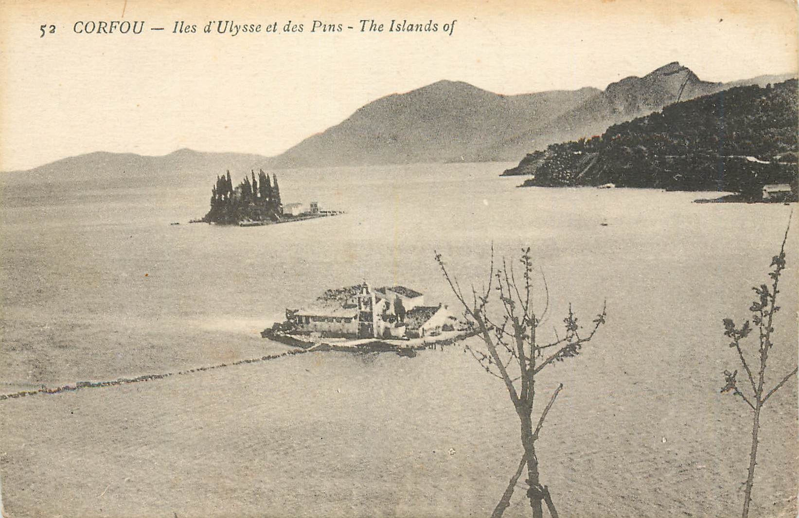 CPA Corfou Iles d'Ulysse et des Pins