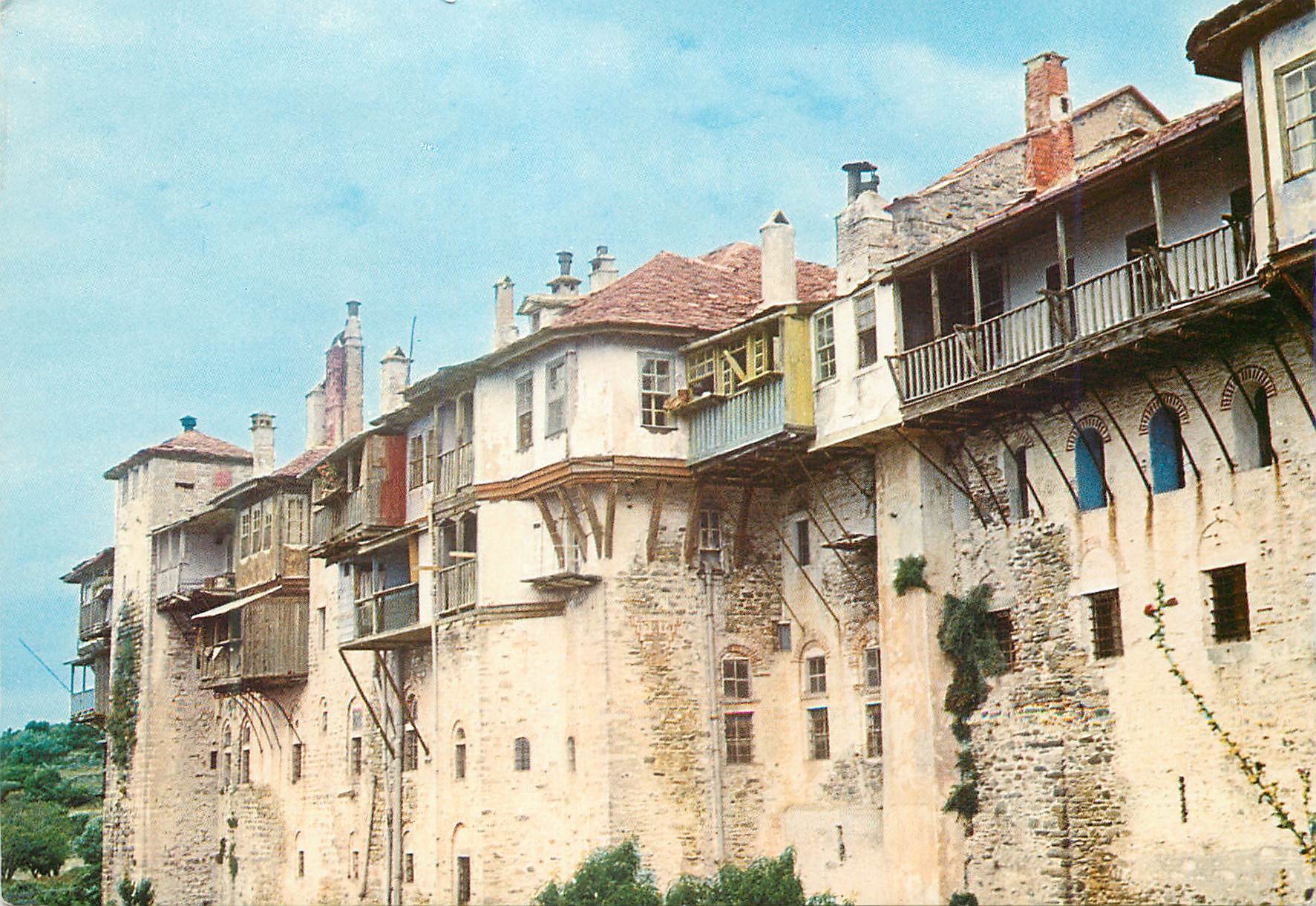 Monastère de Xiroptamou — Mont Athos — Imprimé en Grèce par Recos