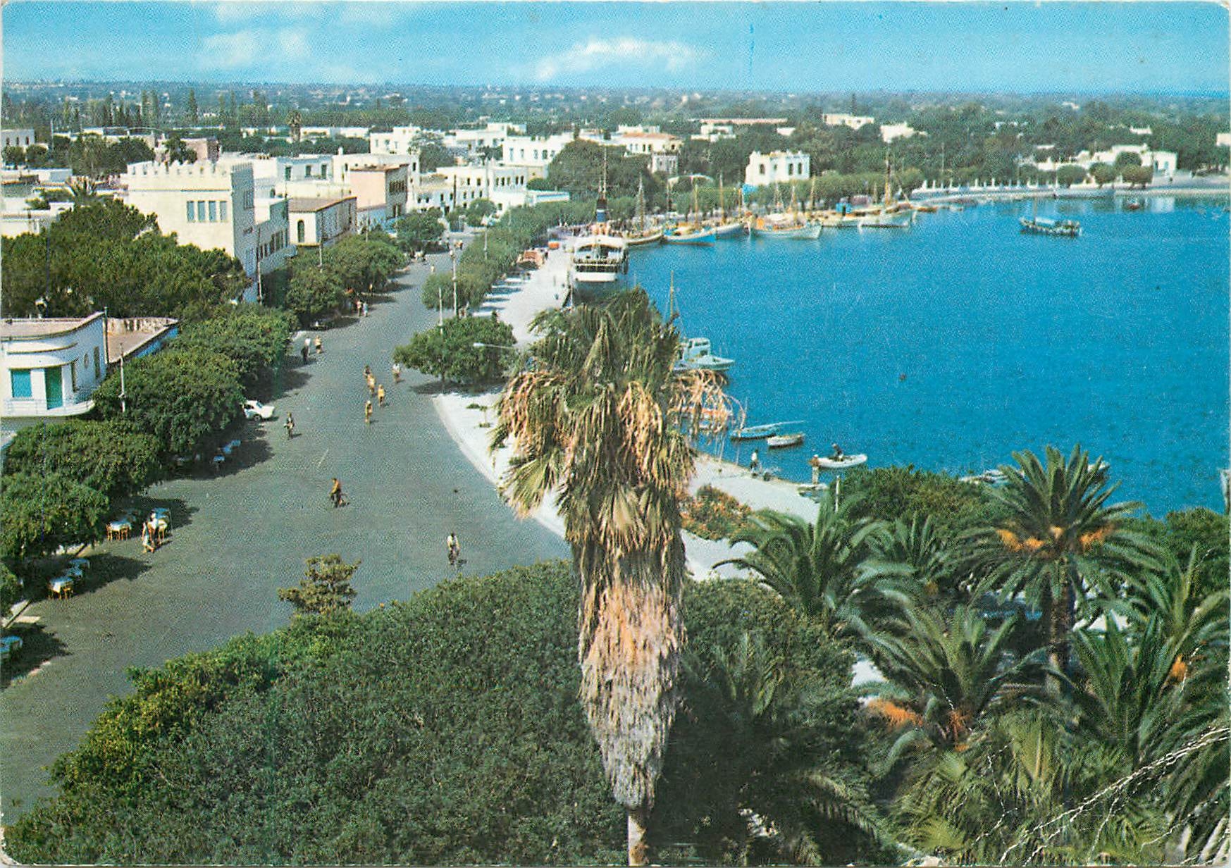 CPM Ile de Cos Vue Partielle de la Ville et du Port Cote Koundourioli 