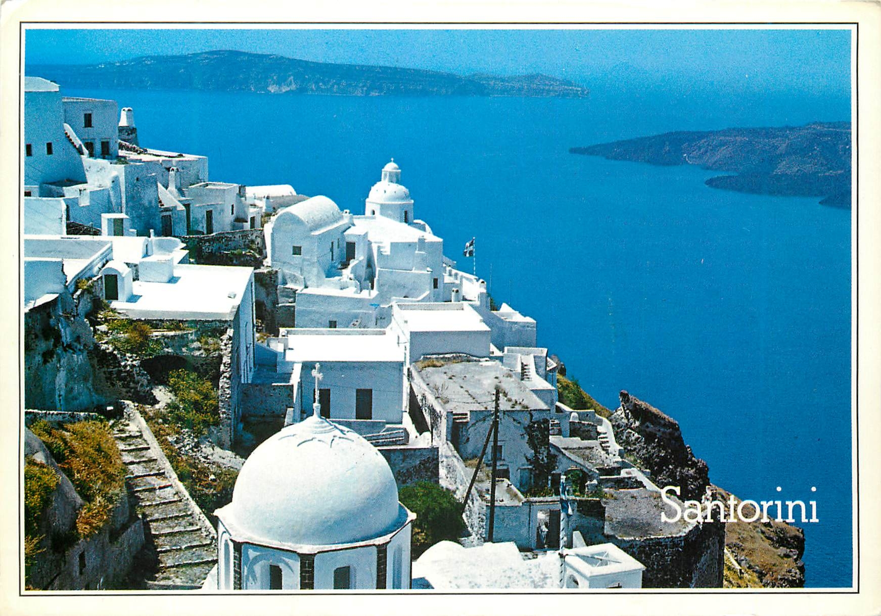 CPM Santorine (Thera) Vue Partielle de Phira