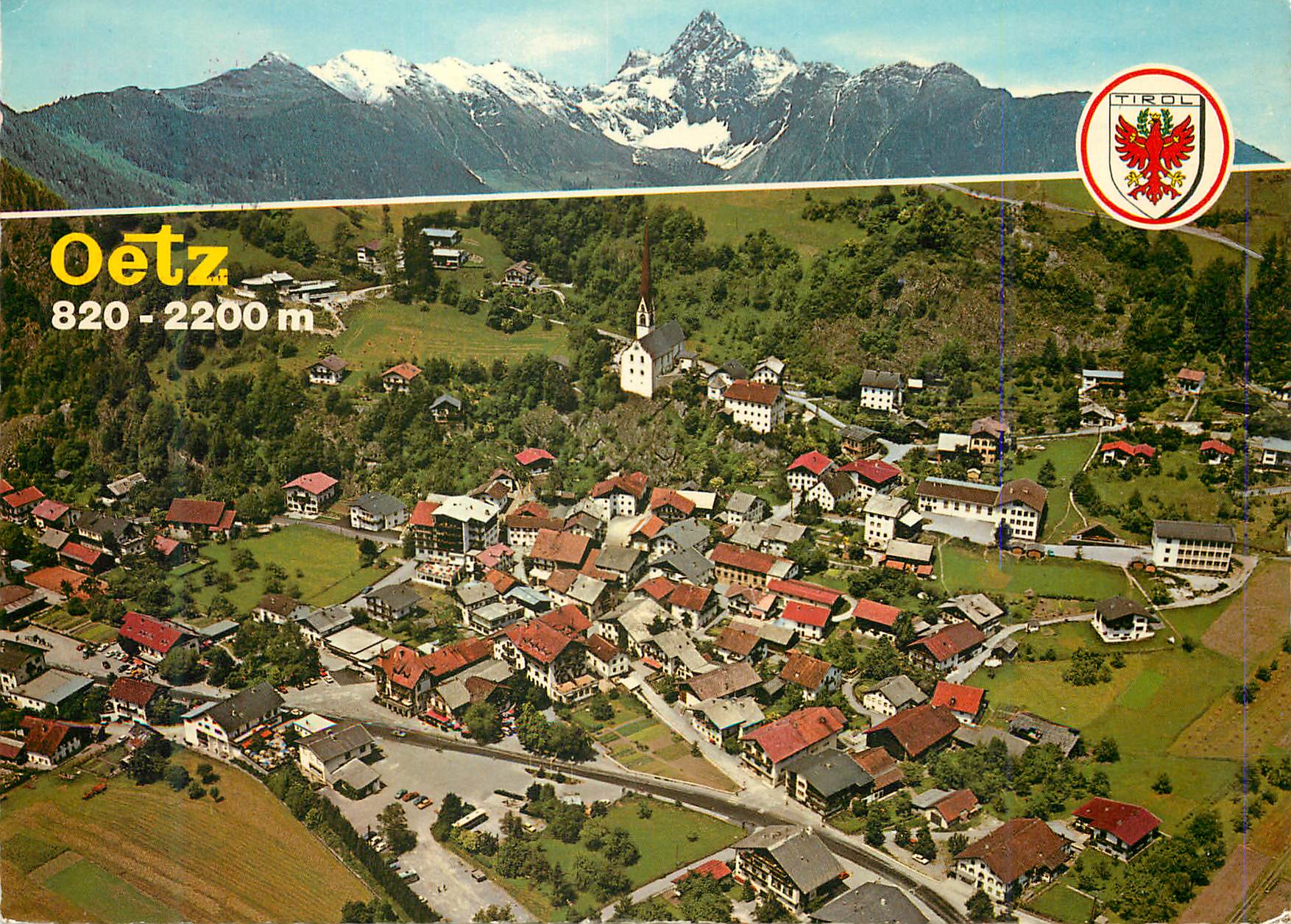 CPM Sommer und Wintererholungsort Oetz 825m Otzlal