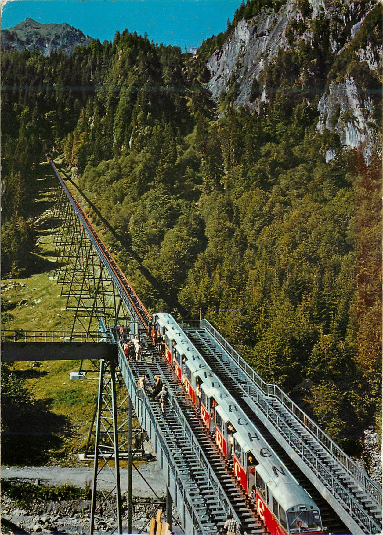 CPM Gletscherbahnen Kaprun land Salzburg Osterreich Train Funiculaire