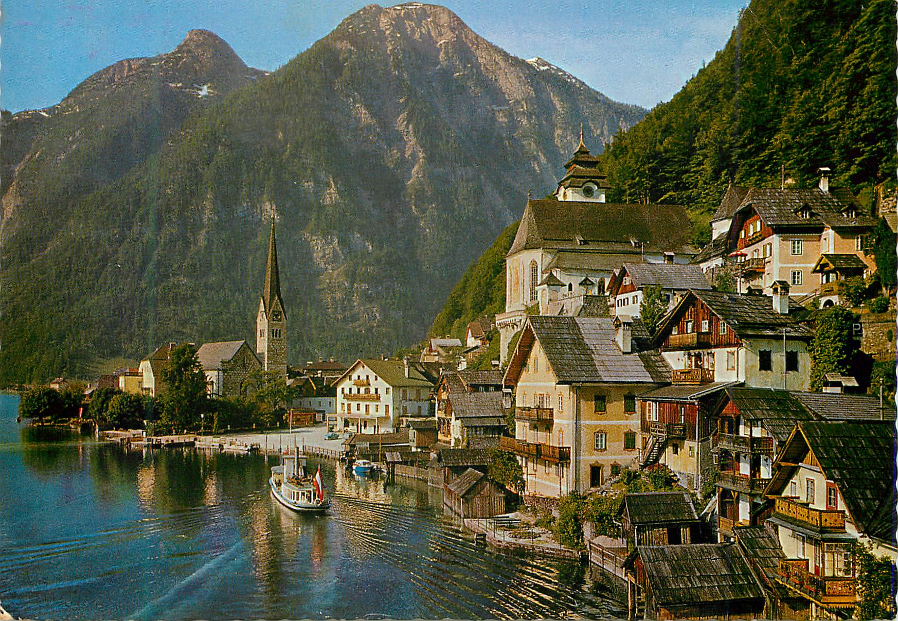 CPM Perlen aus dem Salzkammergut hallstatt am Hallstattersee Hirlaz