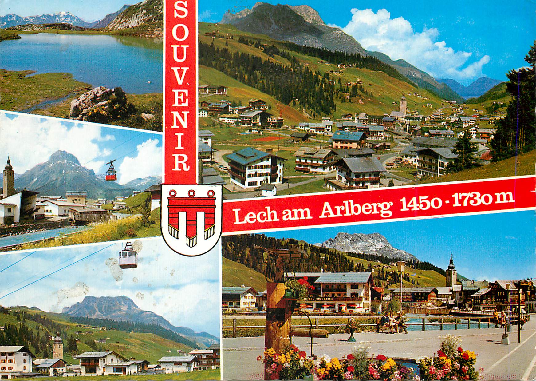 CPM Souvenir Lech am Arlberg 1450 1730m Osterreich das Ferienland Europas