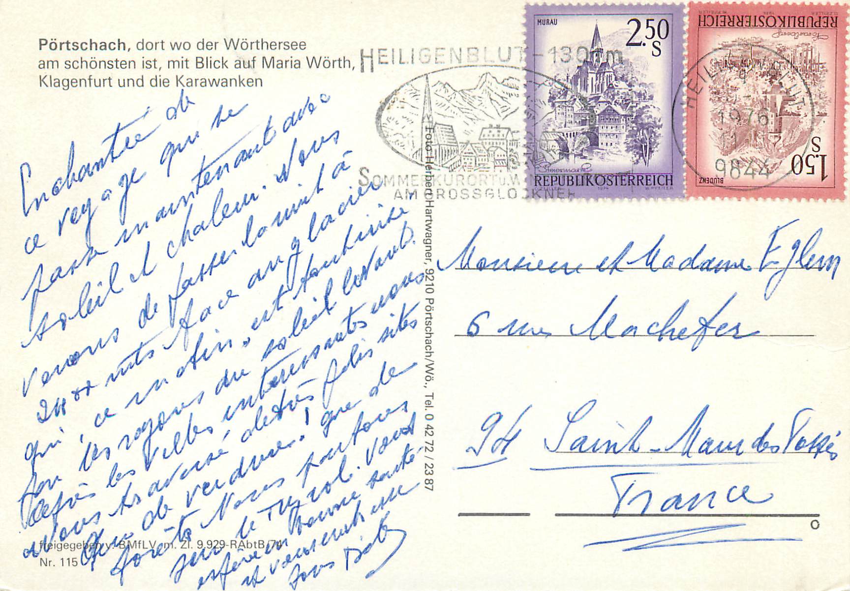 CPM Portschach Dort wo der Worthersee — Back