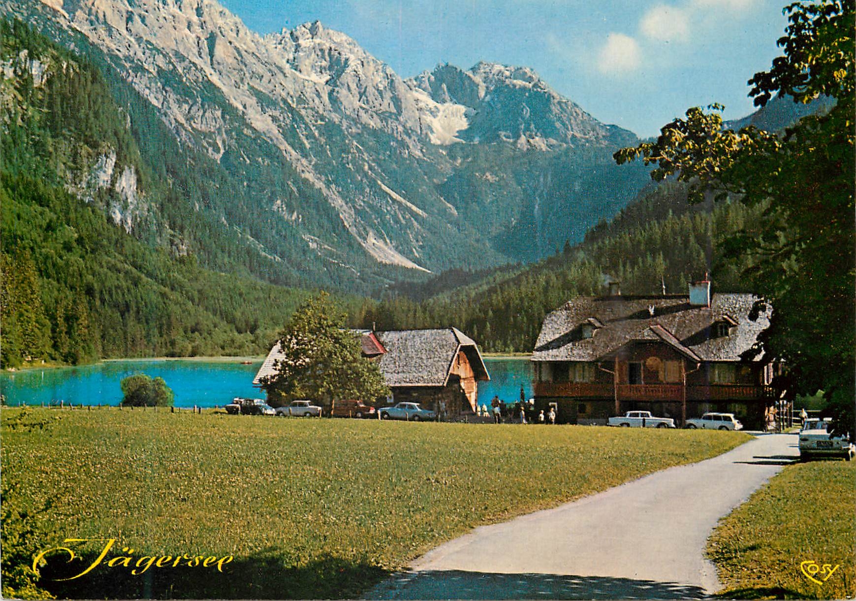 CPM Malerisches Salzburger Land Jagersee 1050m im Kleinarltal in Hintergrund
