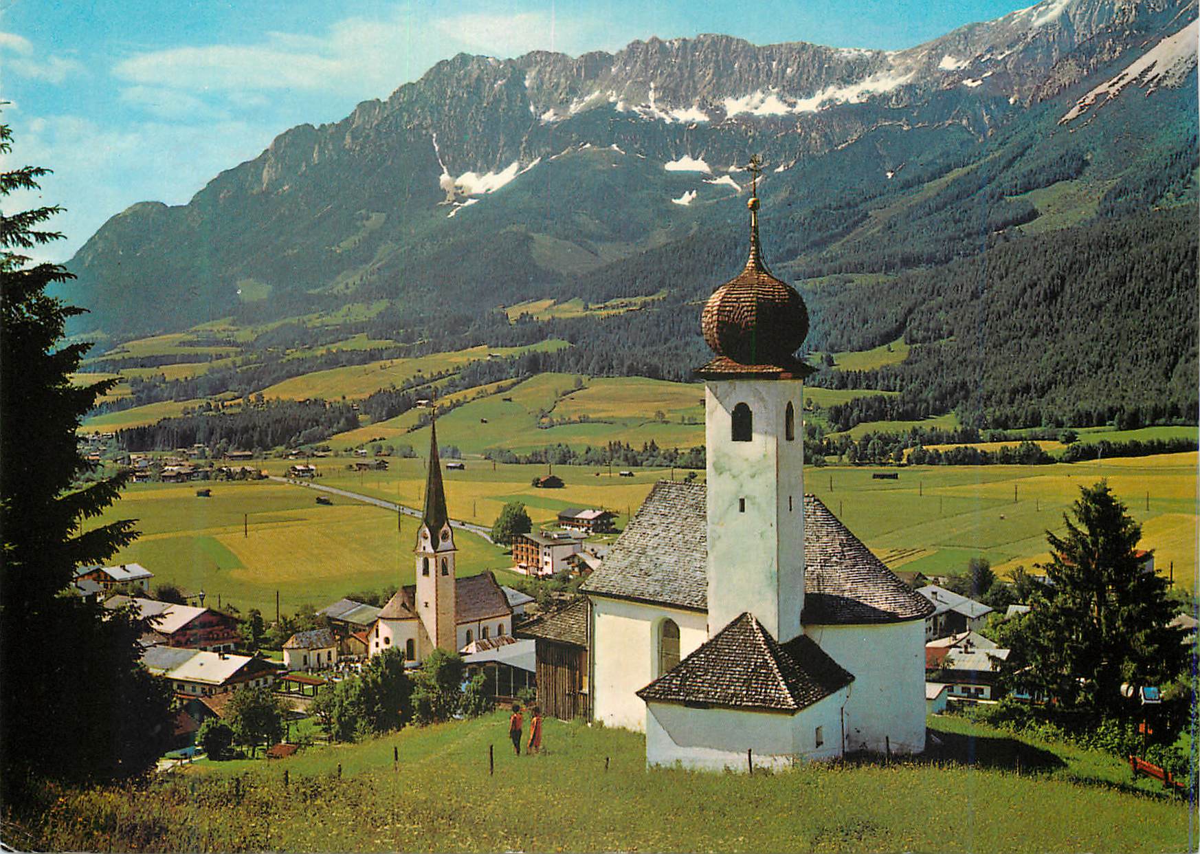 CPM Beliebter Sommerfrischort Elimau Wilden Kaiser Tirol