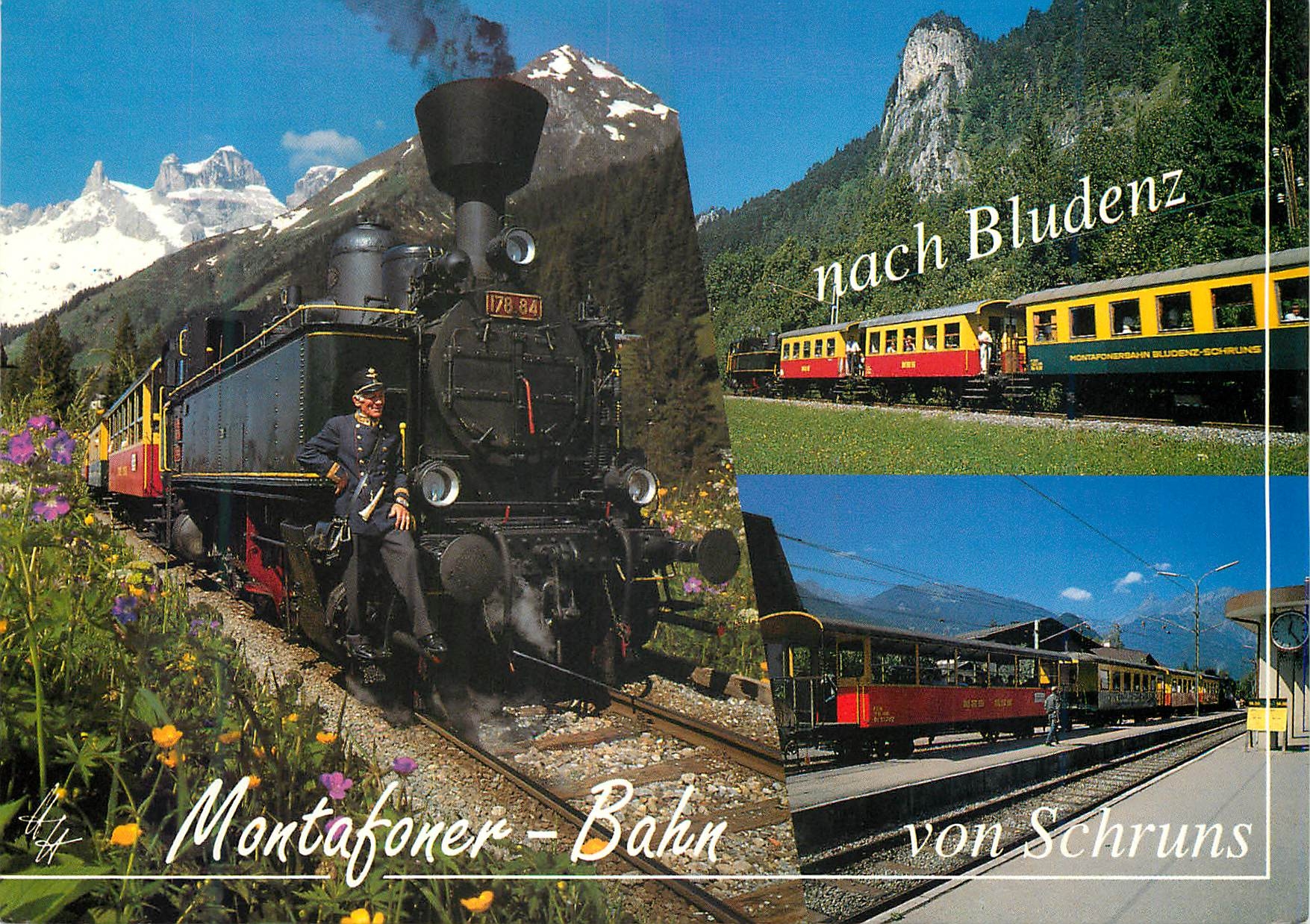 CPM Montafonerbahn von Schruns nach Bludenz Vorarlberg Osterreich Train