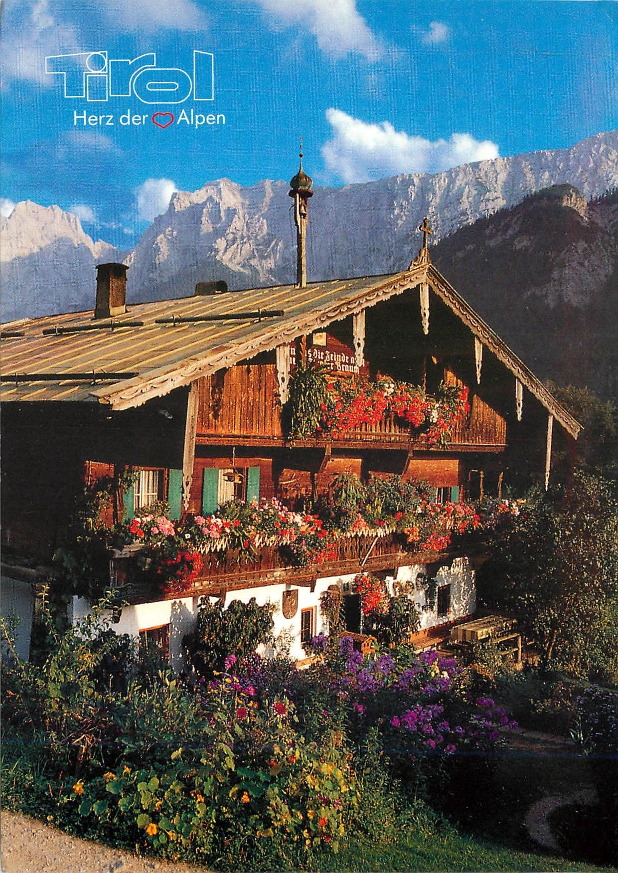 CPM Tirol Herz der Alpen Malerischer Bauernhof 
