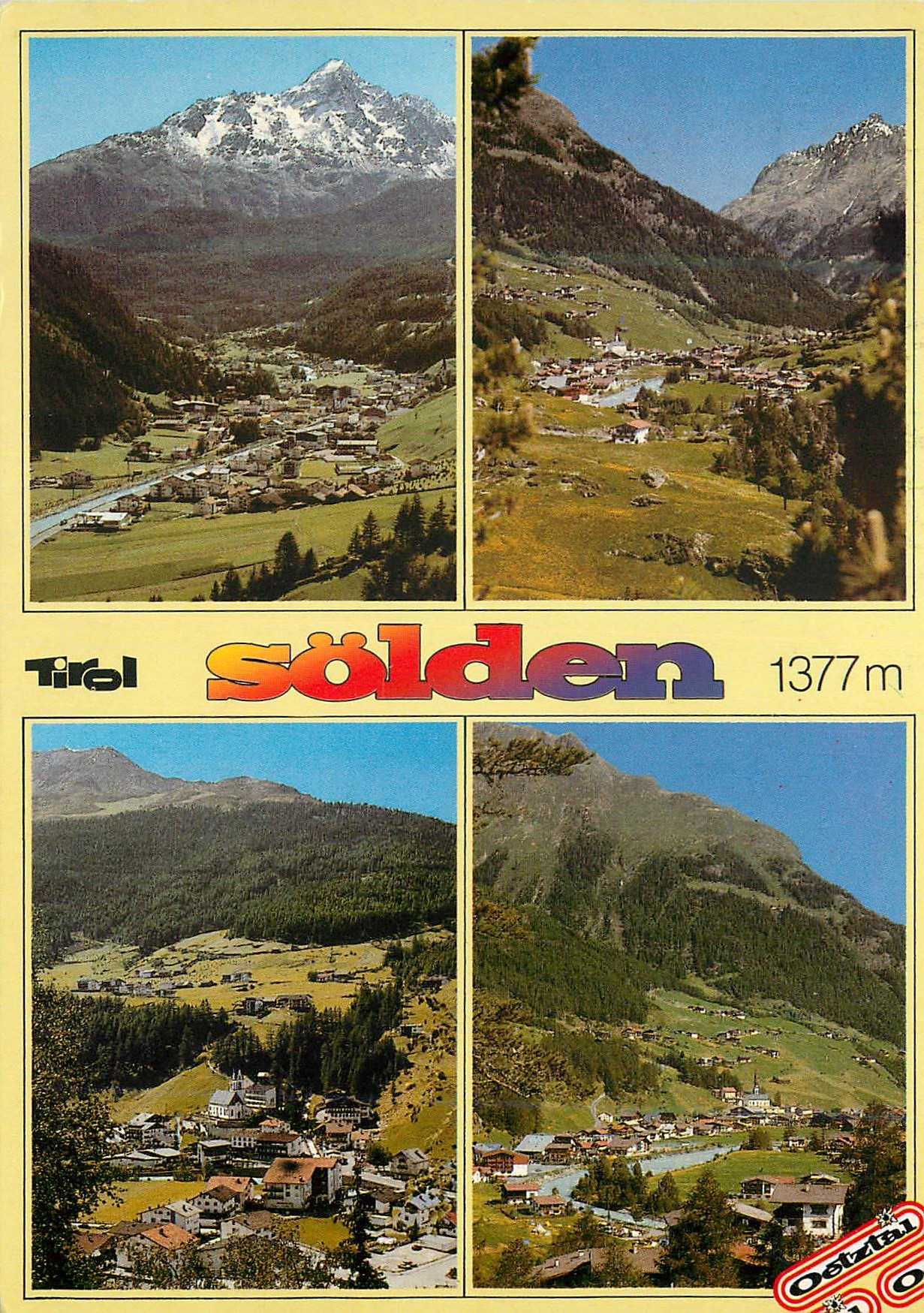 CPM Ferienort Solden 1377m Oetztal Tirol