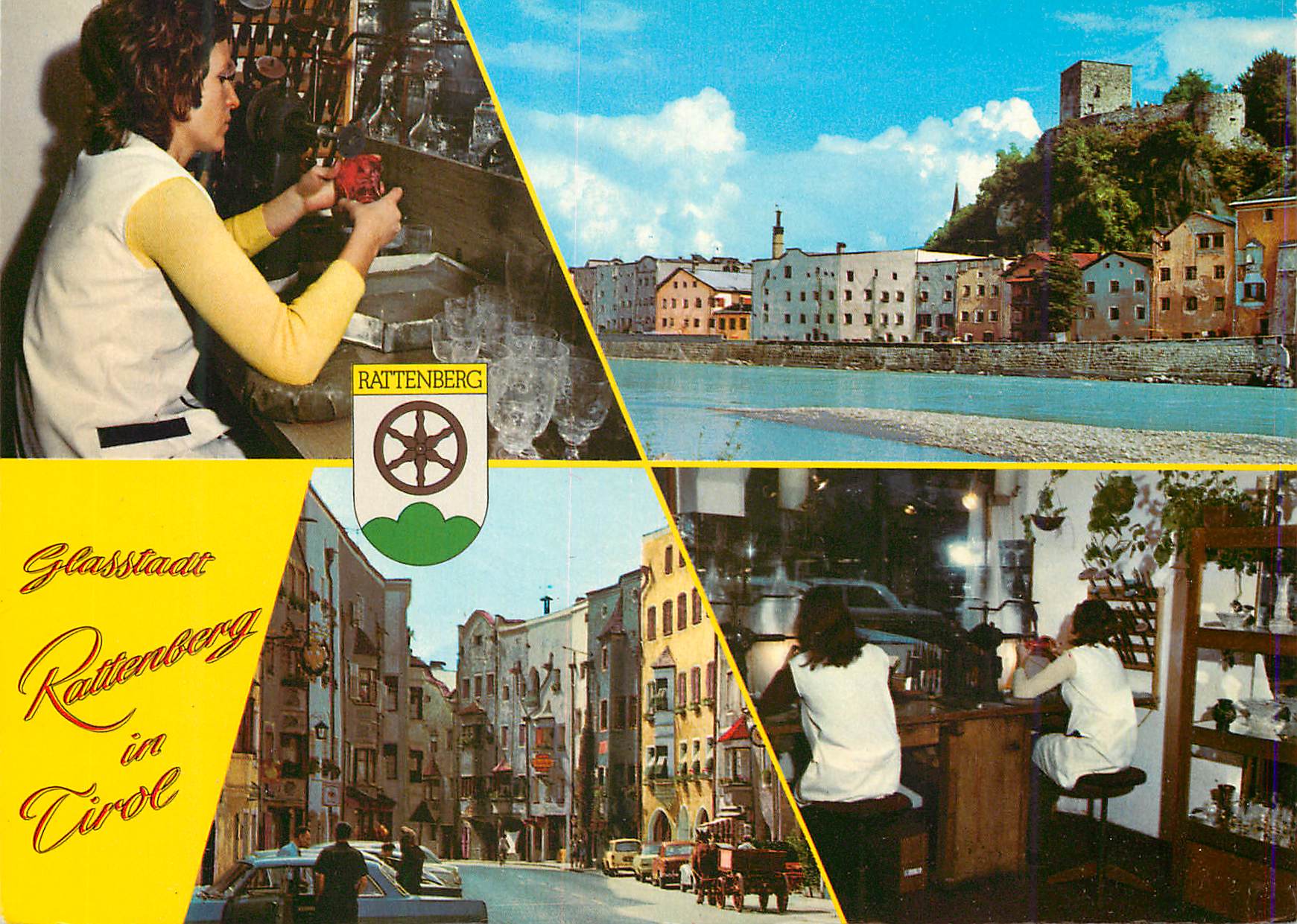CPM Historischen Glasstadt Rattenberg Tirol
