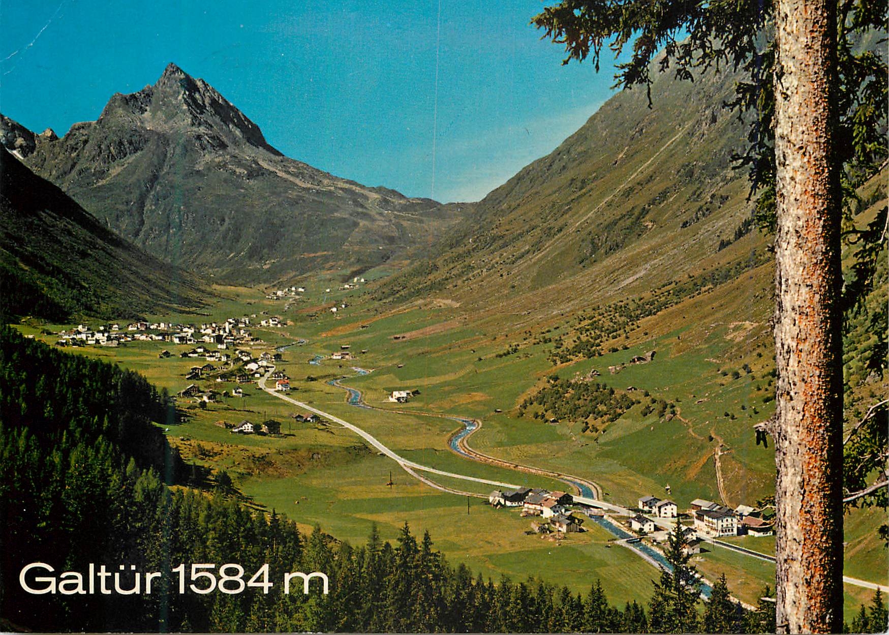CPM Galtur 1584m Paznauntal Gegen Tirol Osterreich