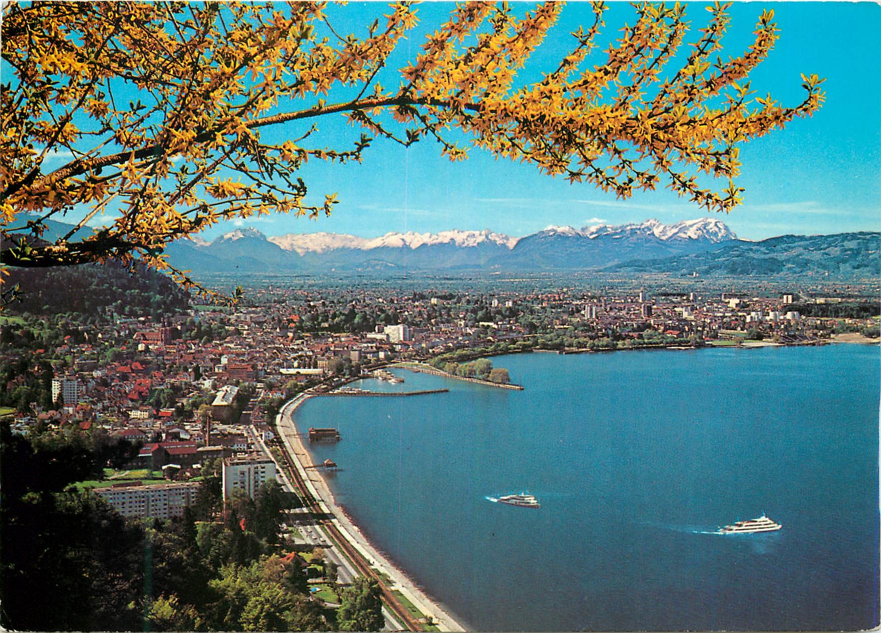 CPM Bregenz am Bodensee gegen Schweizer Berge Vorarlberg Austria