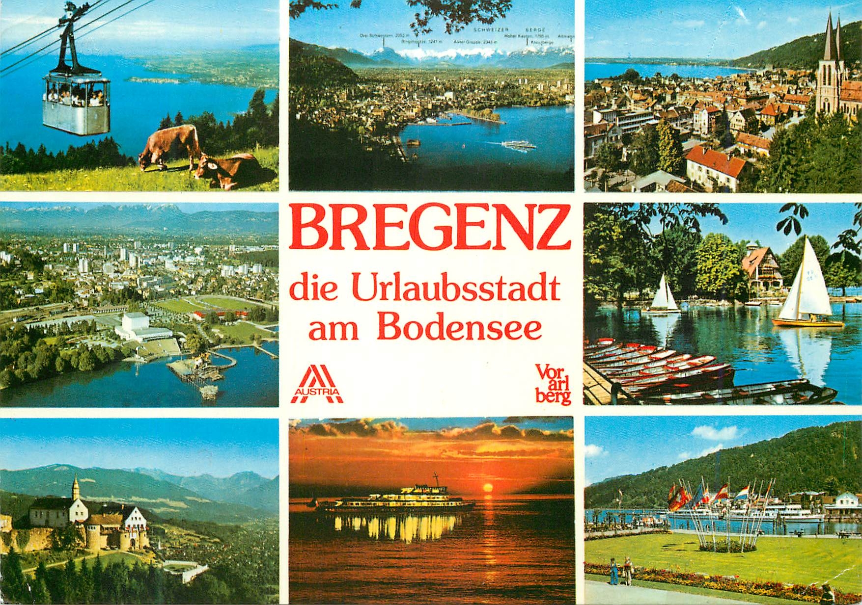 CPM Bregenz am Bodensee Vorarlberg das Urlaubsland in Osterreich
