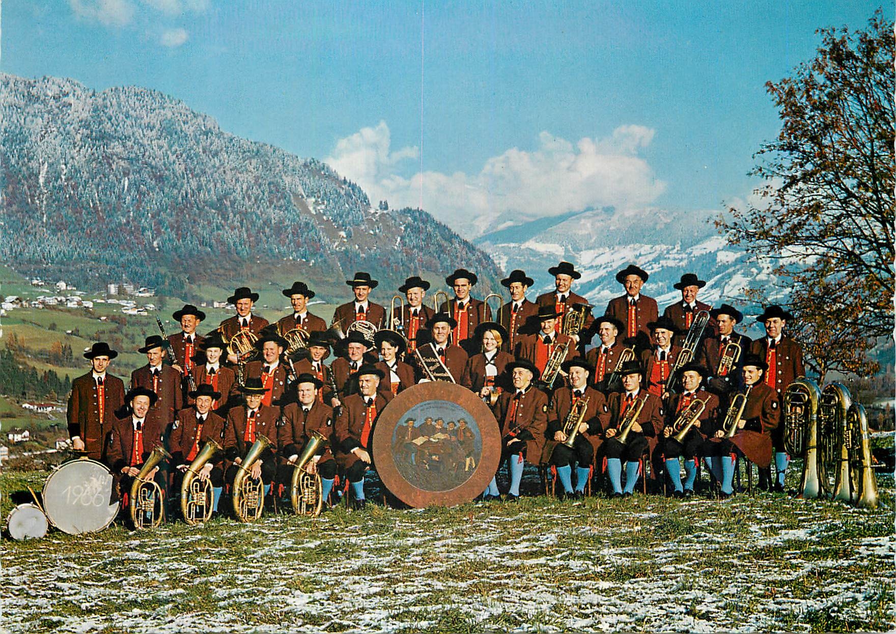 CPM Salziecker Land Salzburg Austria Folklore