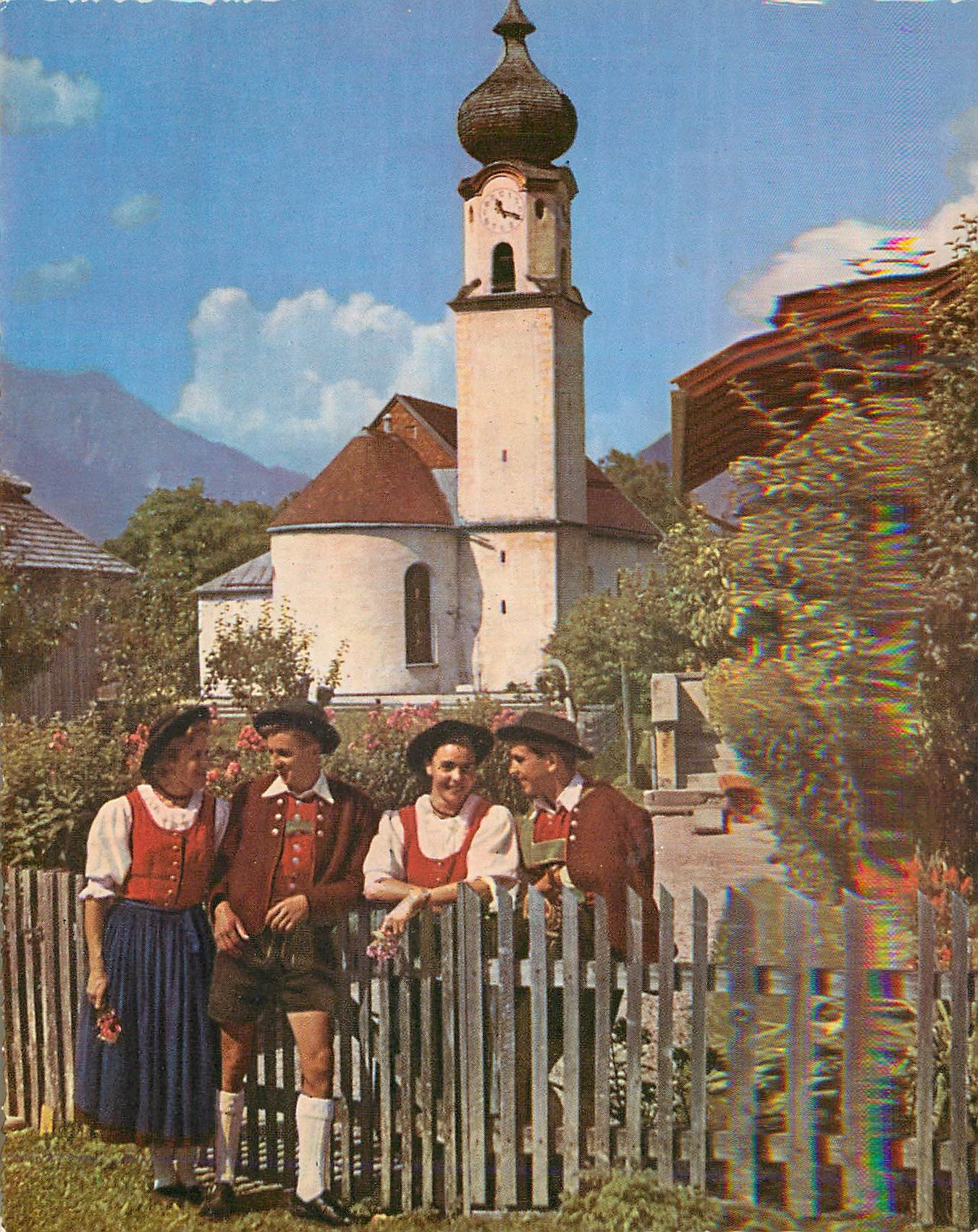 CPM Ehrwalder Tracht ( Trachtenvenin Ehrwaled Zugspitze) Tyrol Folklore