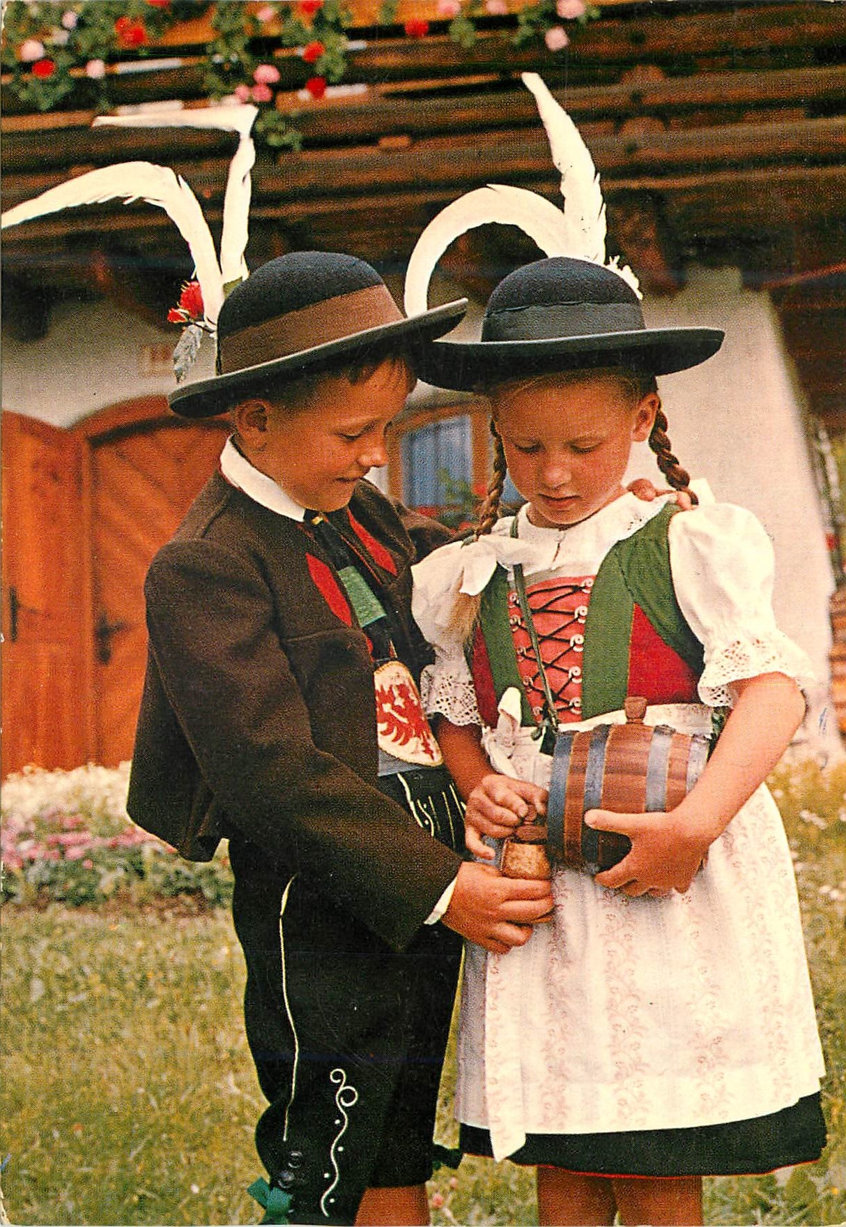 CPM Tiroler Kindertrachtenptichen Aus Imst Folklore