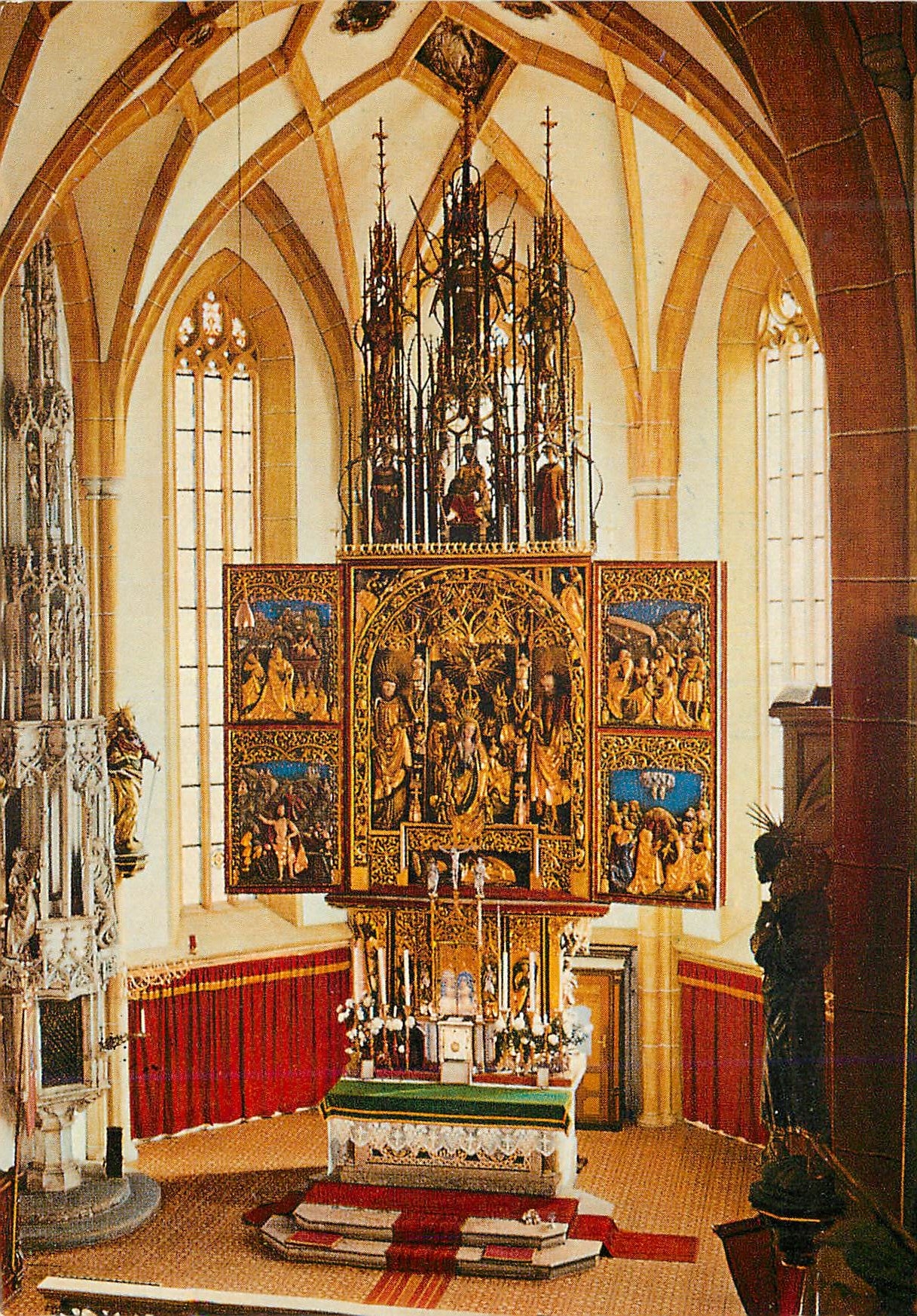 CPM Wallfahrtskirche Heiligenblut Gofischer Hochaltar Von Michael Pacher