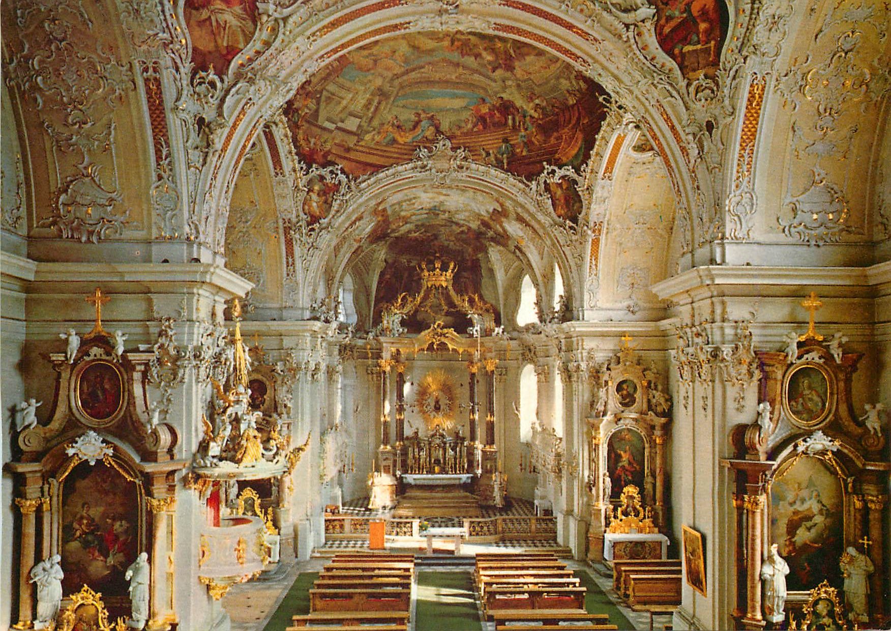 CPM Basilika Innsbruck Tirol Our Lady Under the Palliars Basilique de Witten
