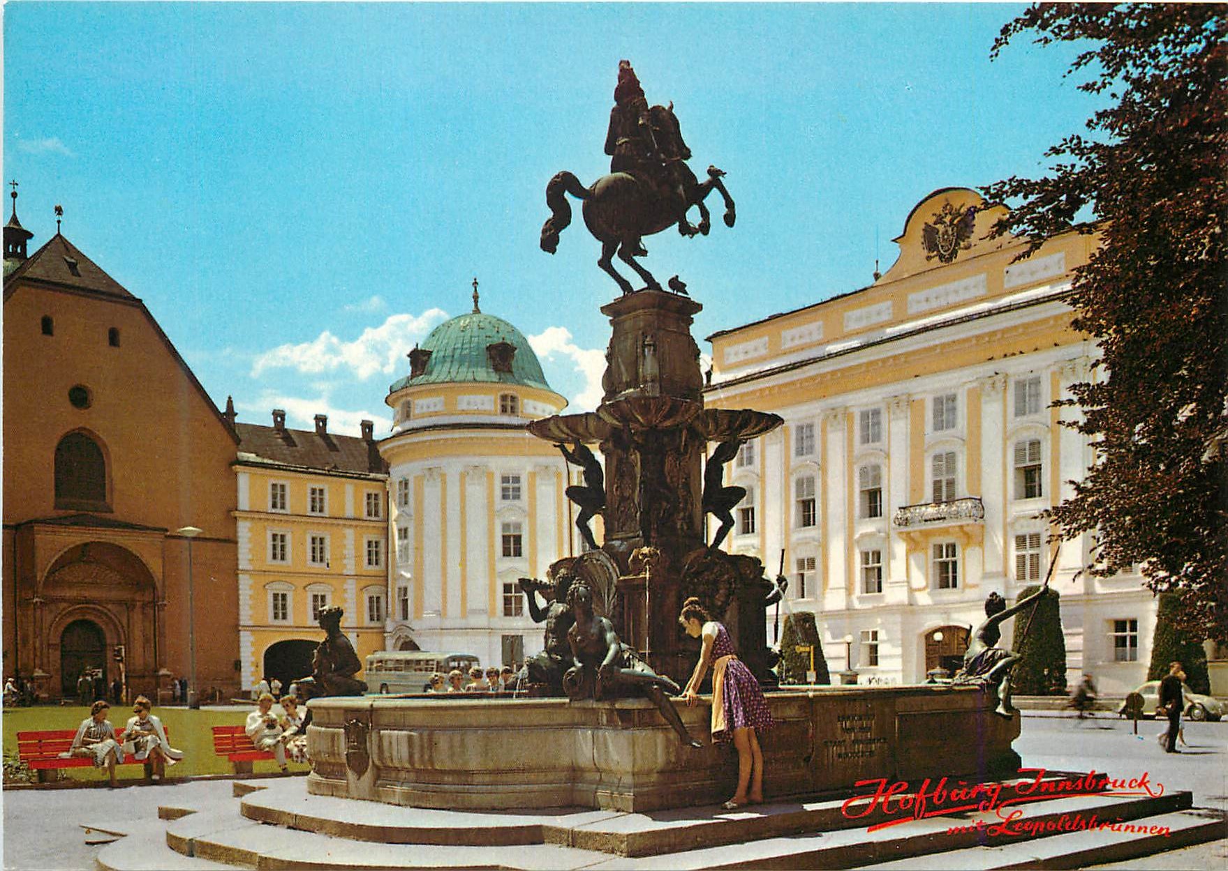 CPM Hofburg Mit Leopoldsbrunnen Innsbruck Tirol Austria