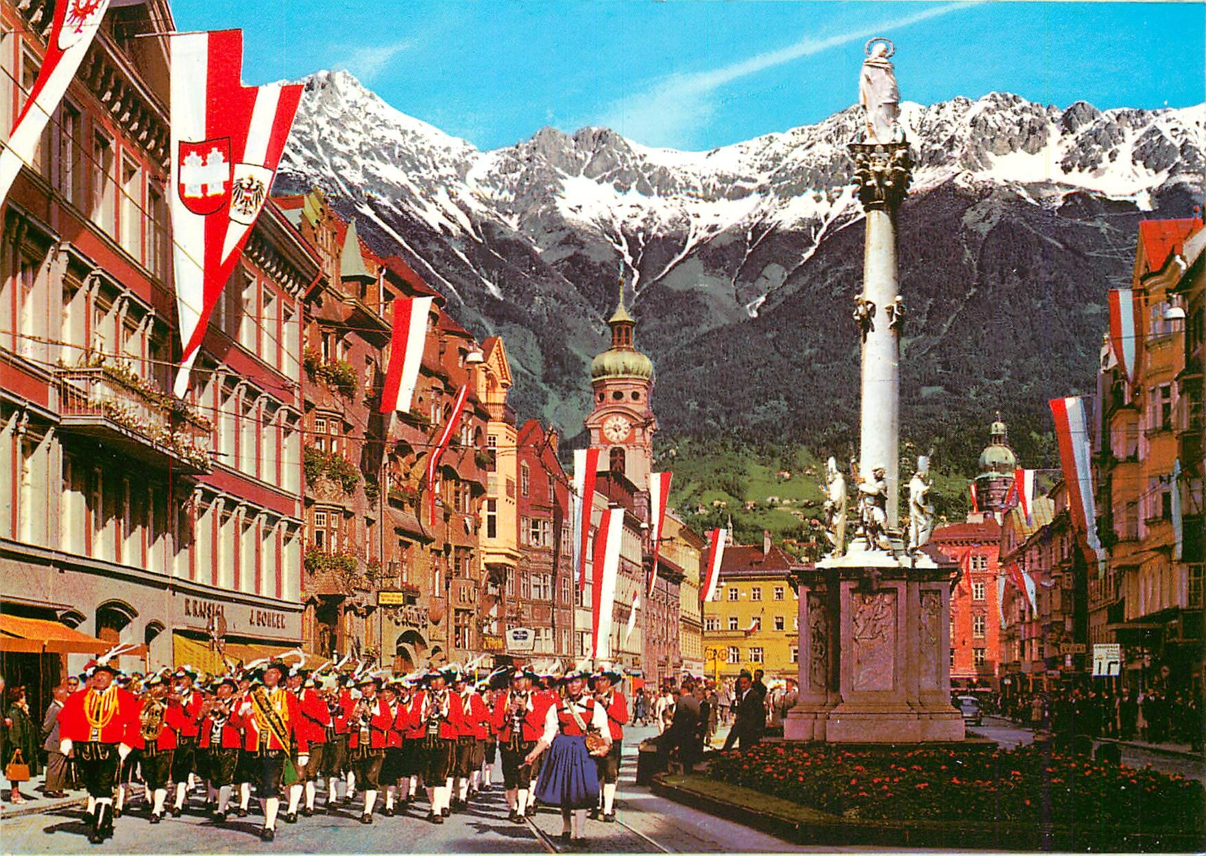 CPM 6020 Innsbruck Maria Theresien Bande de Wilten