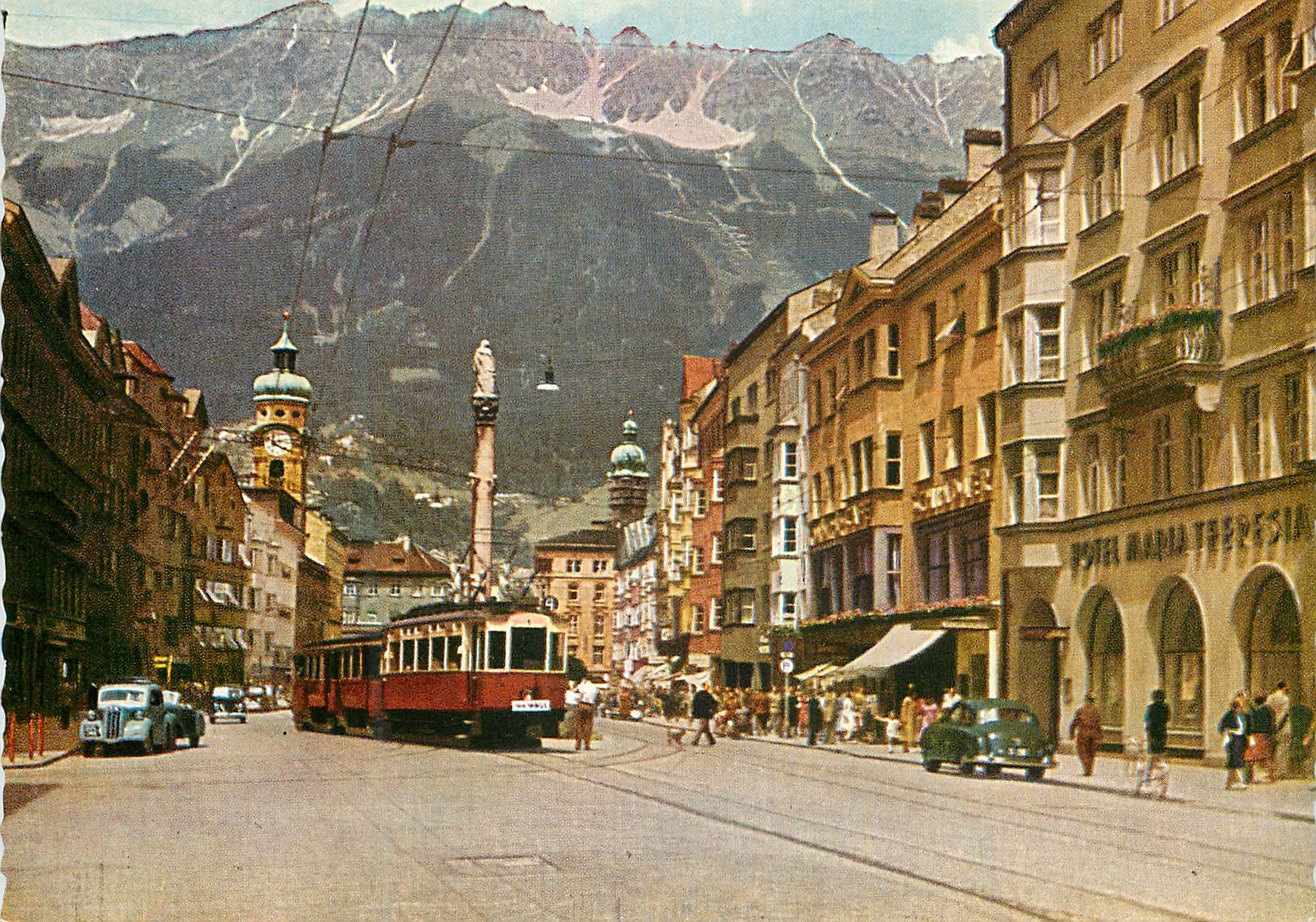 CPM Innsbruck Maria Theresien Strasse Tramway