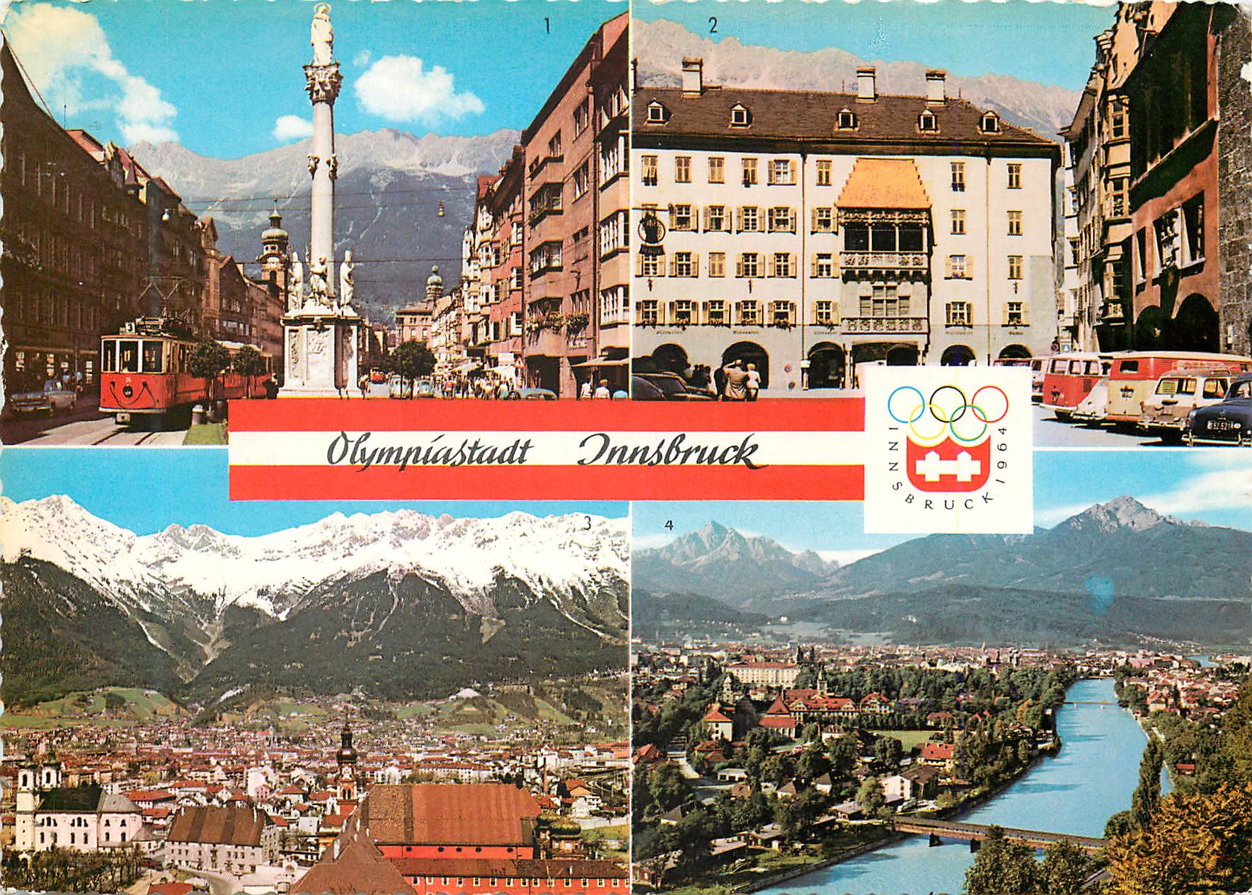 CPM Olympiastadt Innsbruck Tirol Jeux Olympiques Tramway
