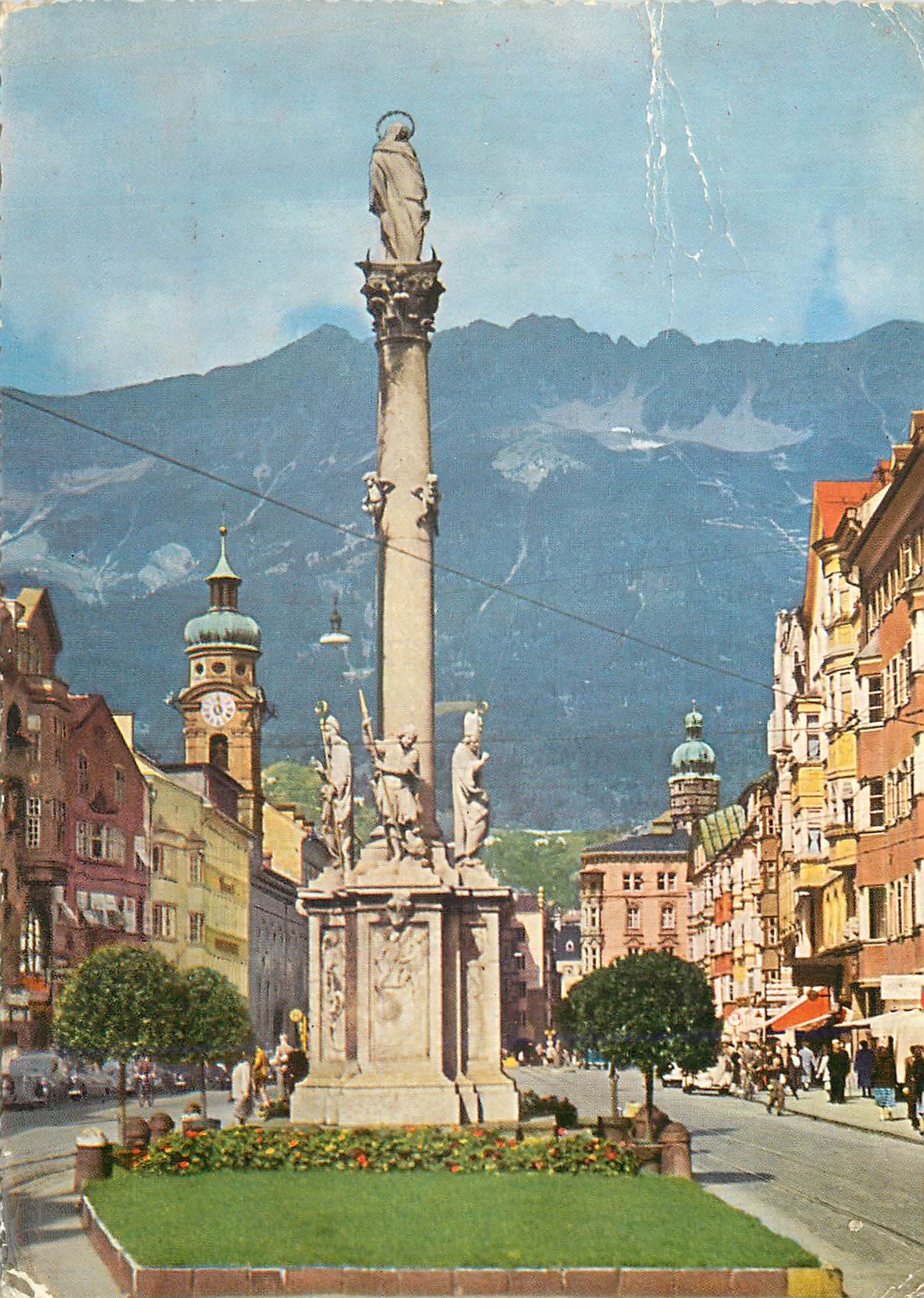 CPM Innsbruck Maria Theresien StraBe Annasaule Und Nordkette