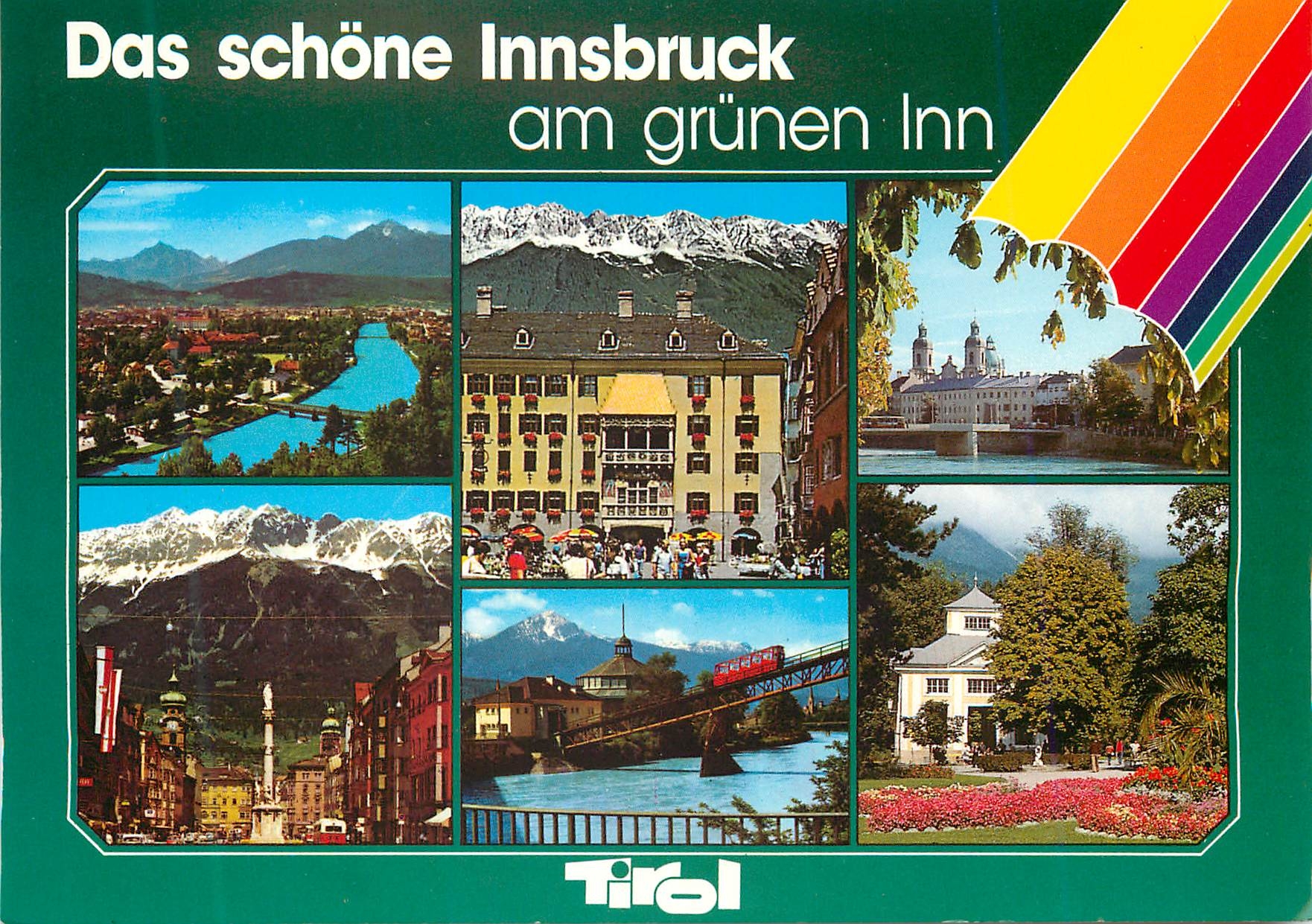 CPM Das Schone Innsbruck am Grunen Inn Un Bonjour de L'Innsbruck