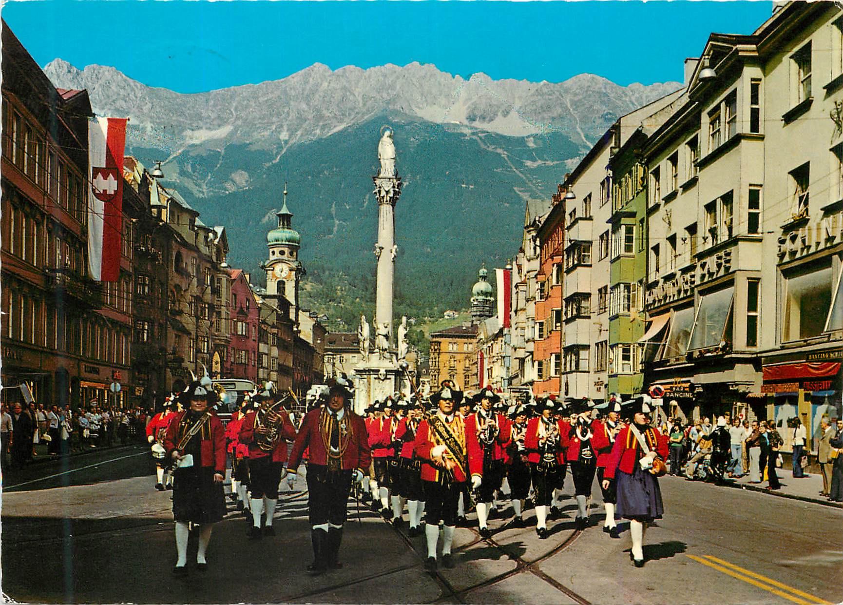CPM Olympiastadt Innsbruck Tirol Maria Theresien Strasse Gegen Nordkette