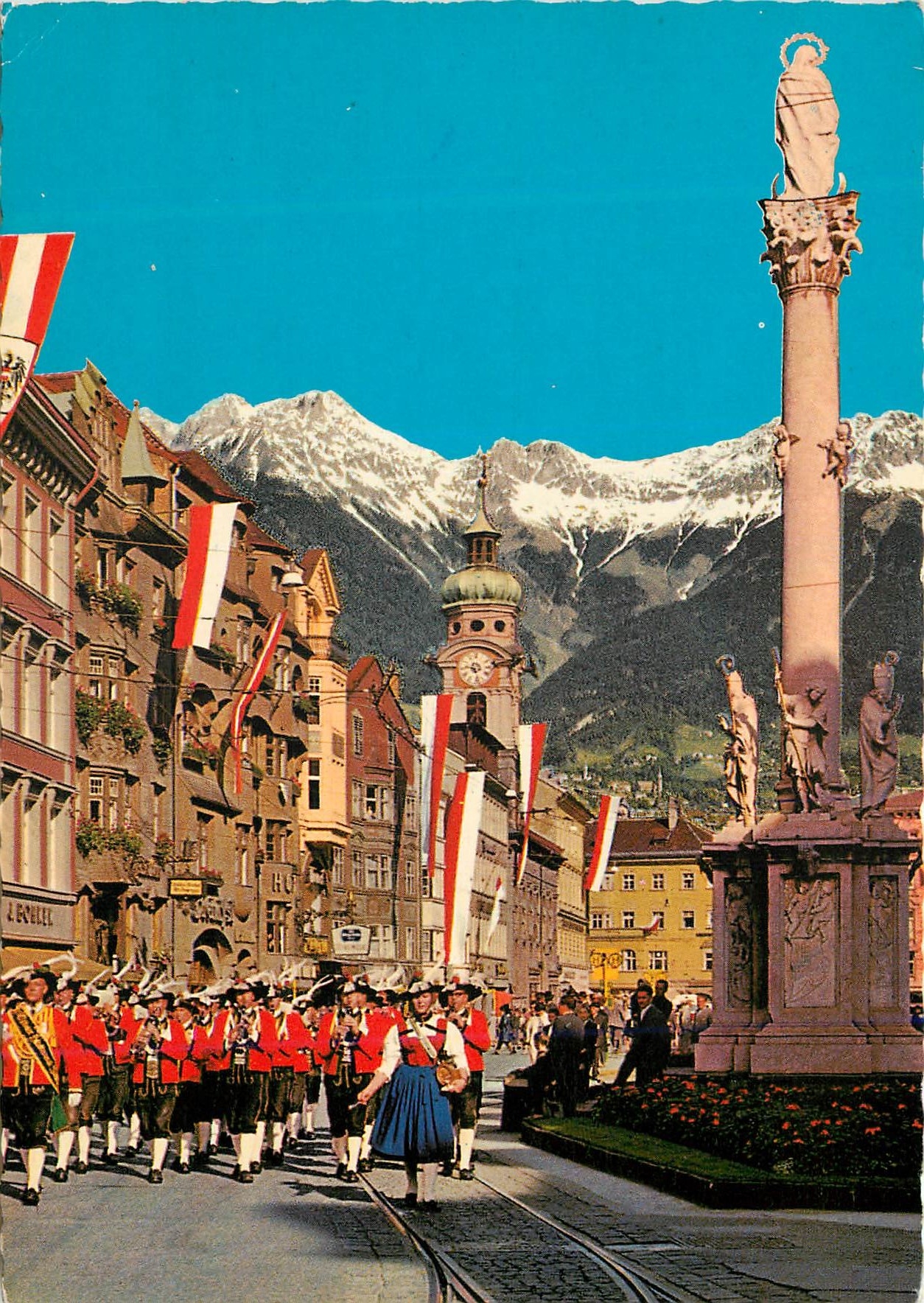 CPM A 6020 Innsbruck Maria Theresien Strasse Mit Wiltener