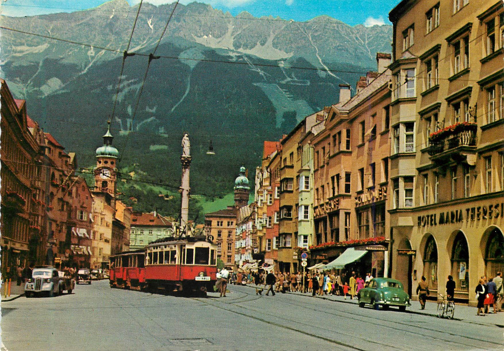 CPM Innsbruck Maria Theresien Strasse Tramway