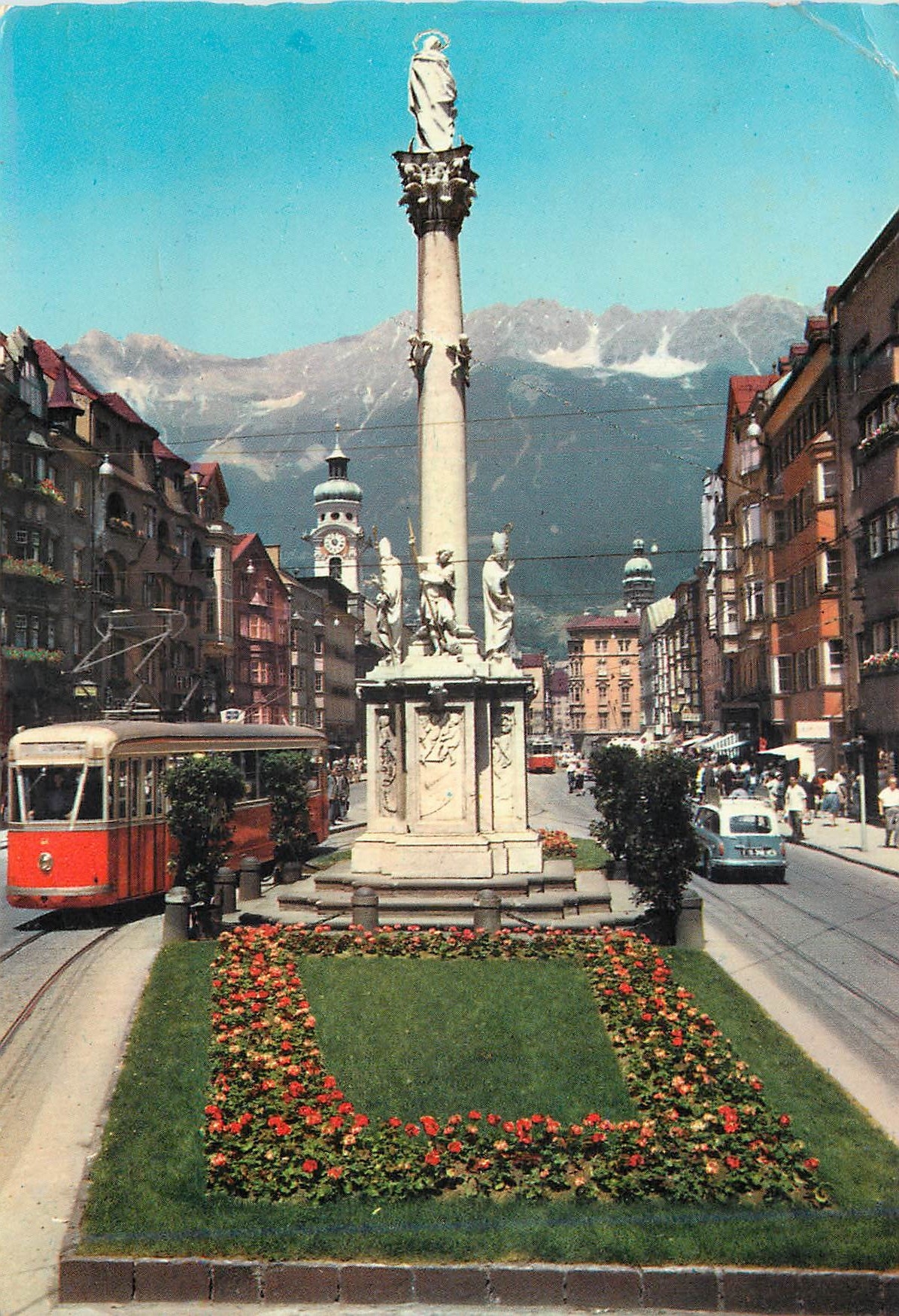 CPM Innsbruck Maria Theresien Str Annasaule Innsbruck Tramway
