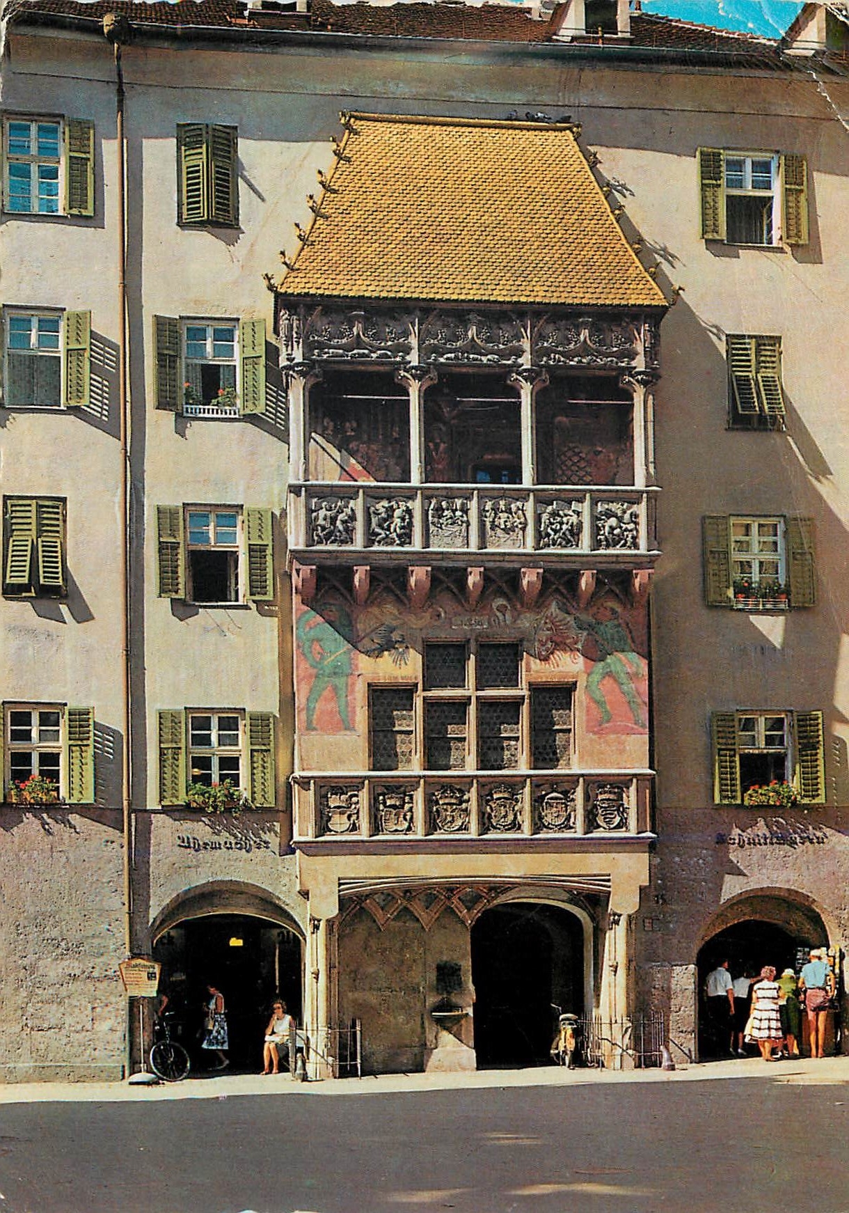 CPM Olympiastadt Innsbruck Tirol Goldenes Dachl