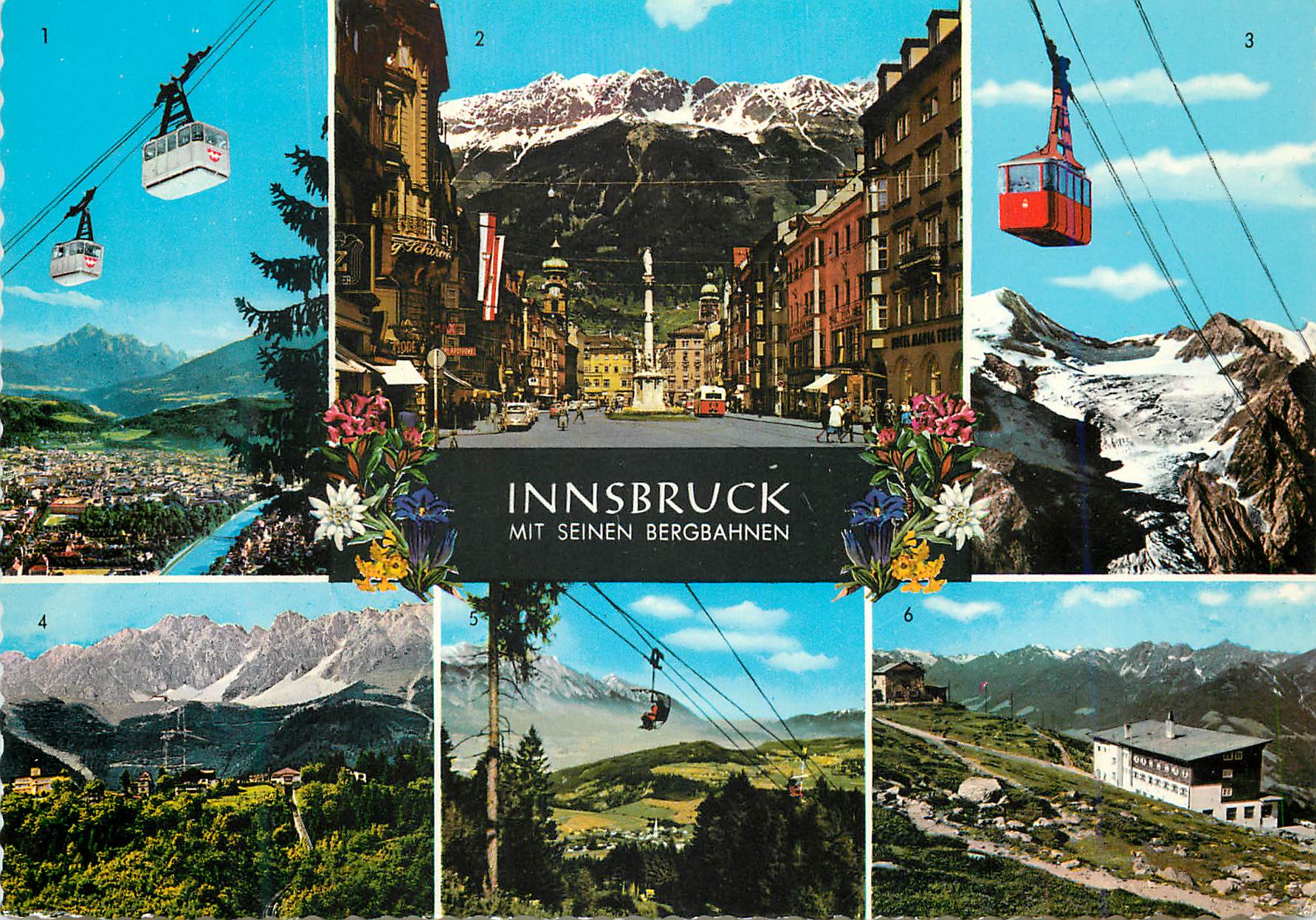 CPM Innsbruck Alpenstadt Mit Seinen Bergbahnen
