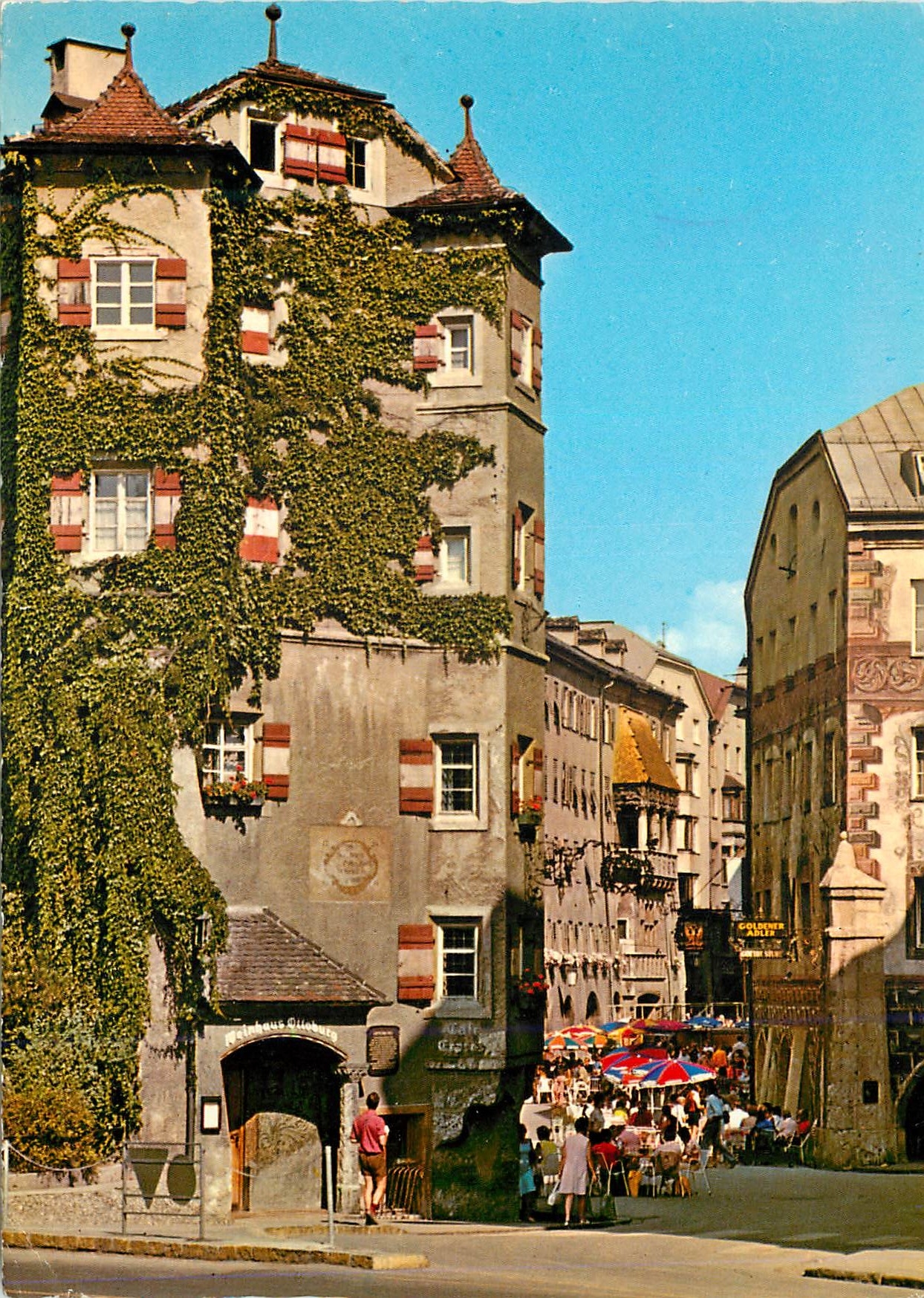 CPM Innsbruck Altstadt Herzog Friedrich StraBe mit Dem