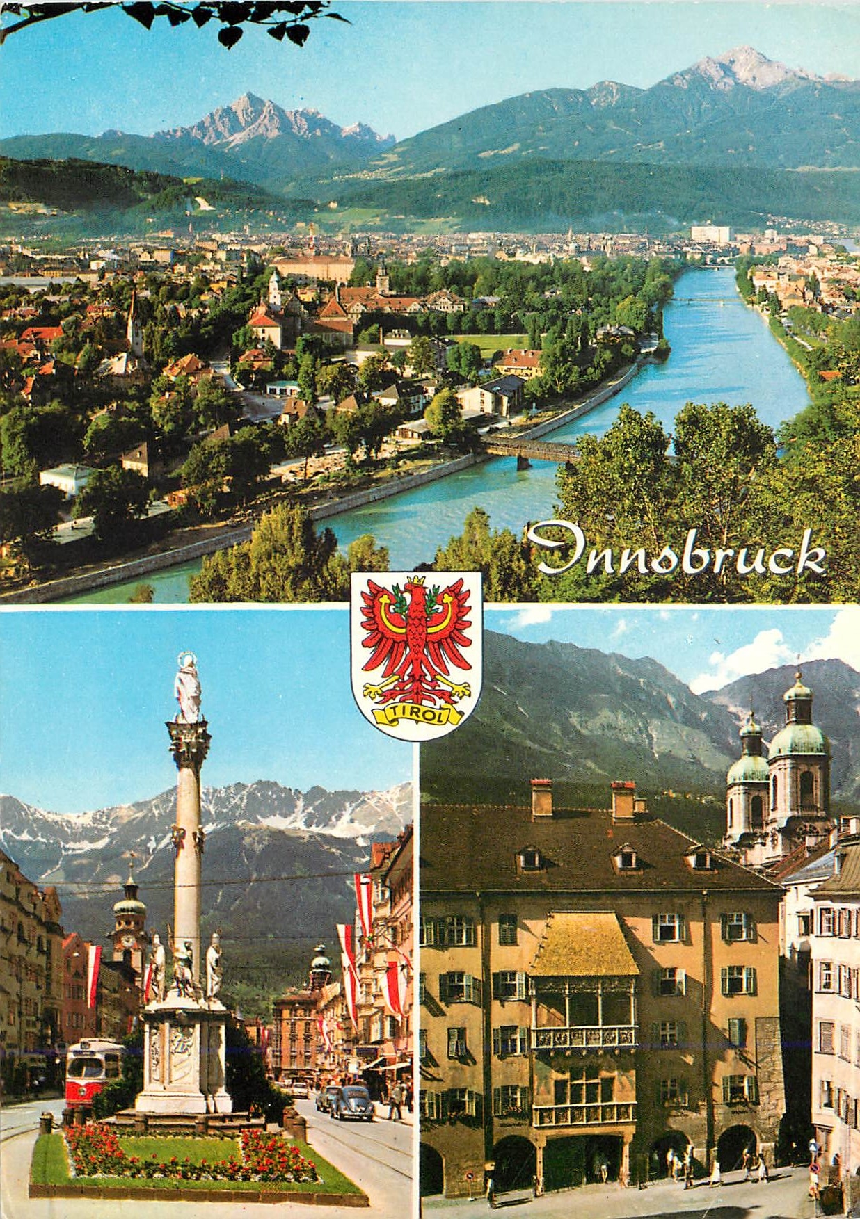 CPM Innsbruck  Maria Theresien StraBe Mit Annasaule